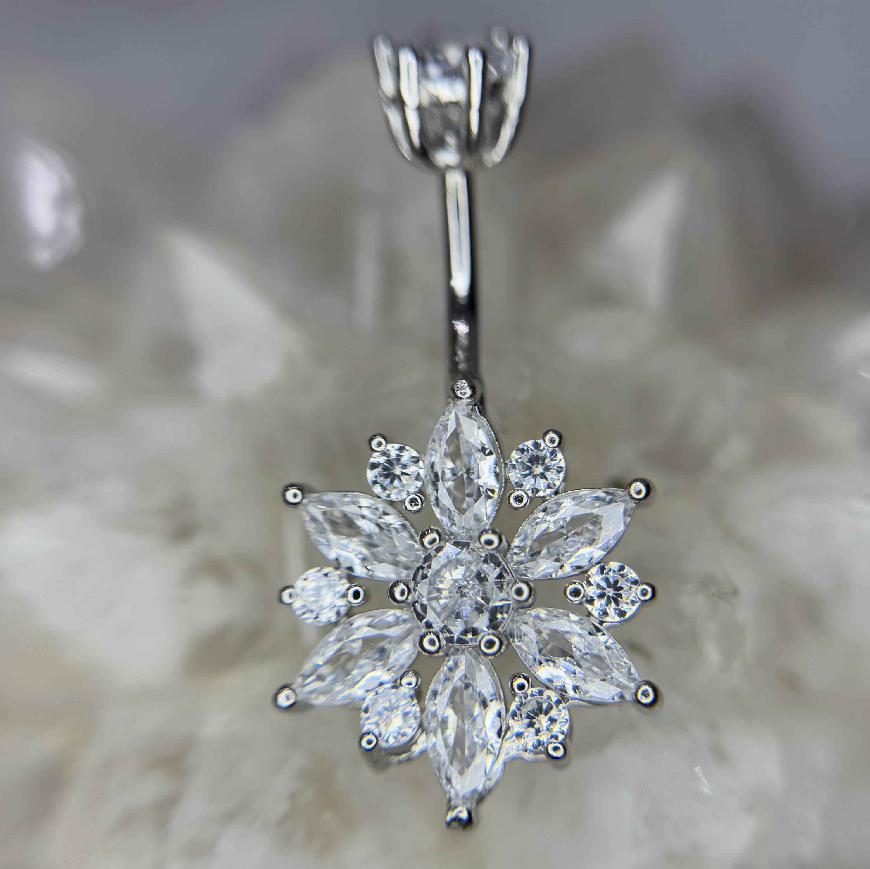 rốn bạc xi bạch kim bông hoa nhiều cánh kim cương to _thumbnail_1