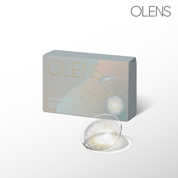 OLENS Official NewJeans Pick French Shine 1Month Gray 2P Contact Lens_thumbnail_3