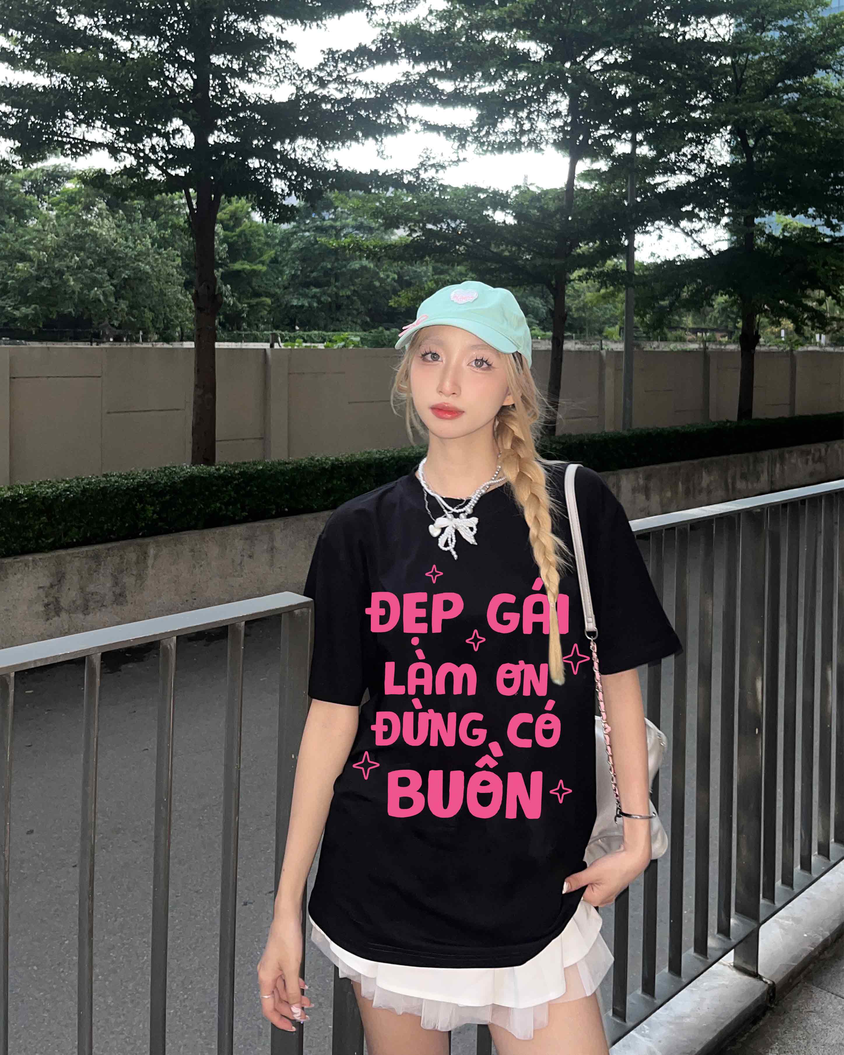 Áo thun local brand in chữ dễ thương form rộng Miucho BST cổ tròn vải cotton 4c thoáng mát in mix_thumbnail_5