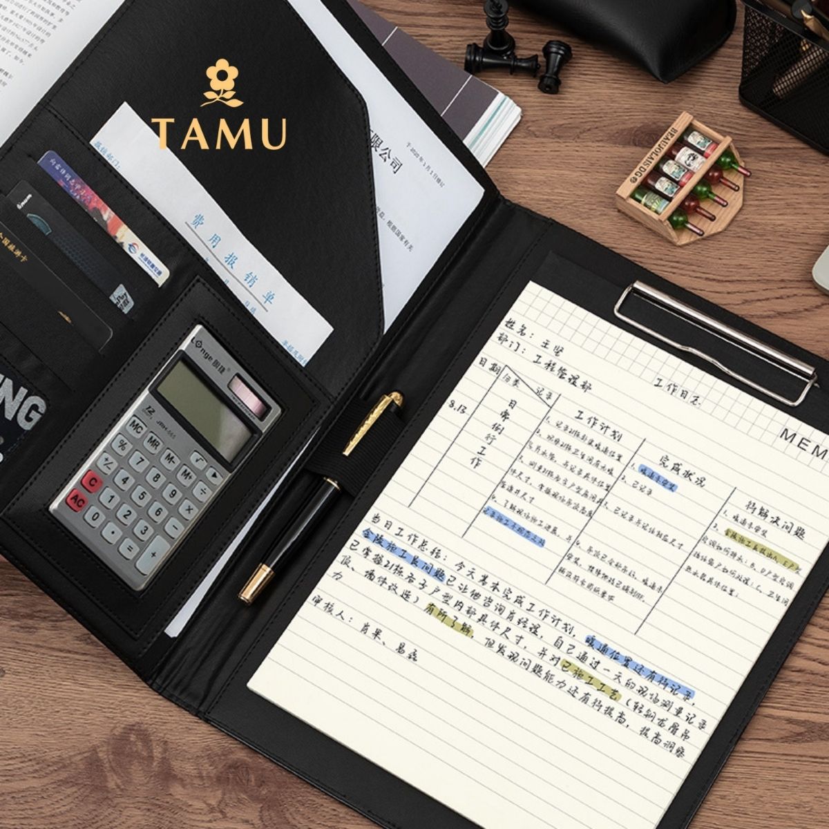 Cặp đựng hồ sơ da TAMU