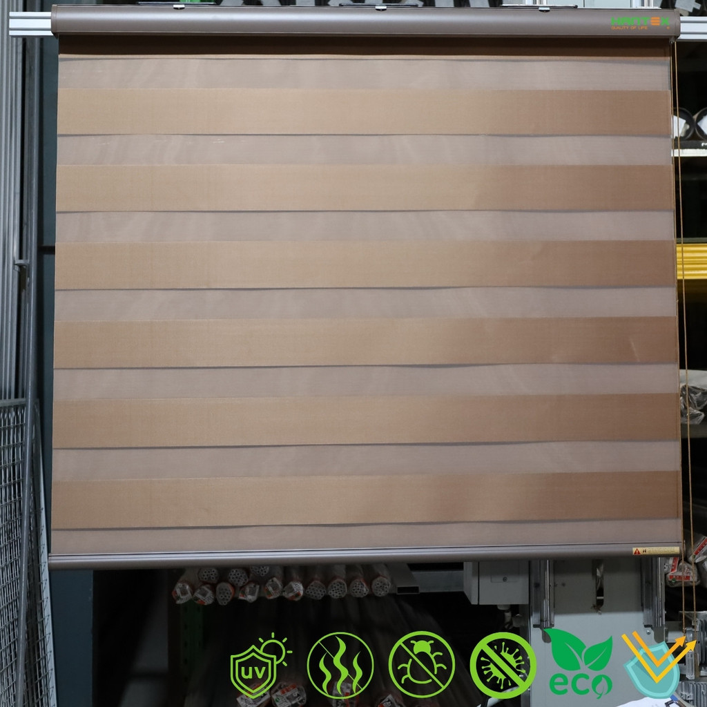 Rèm Cản Nắng Cao Cấp Rèm Cầu Vồng Hantex, Chất Liệu Polyester Cản Sáng, Rộng 95cm, 727374-R95-G7