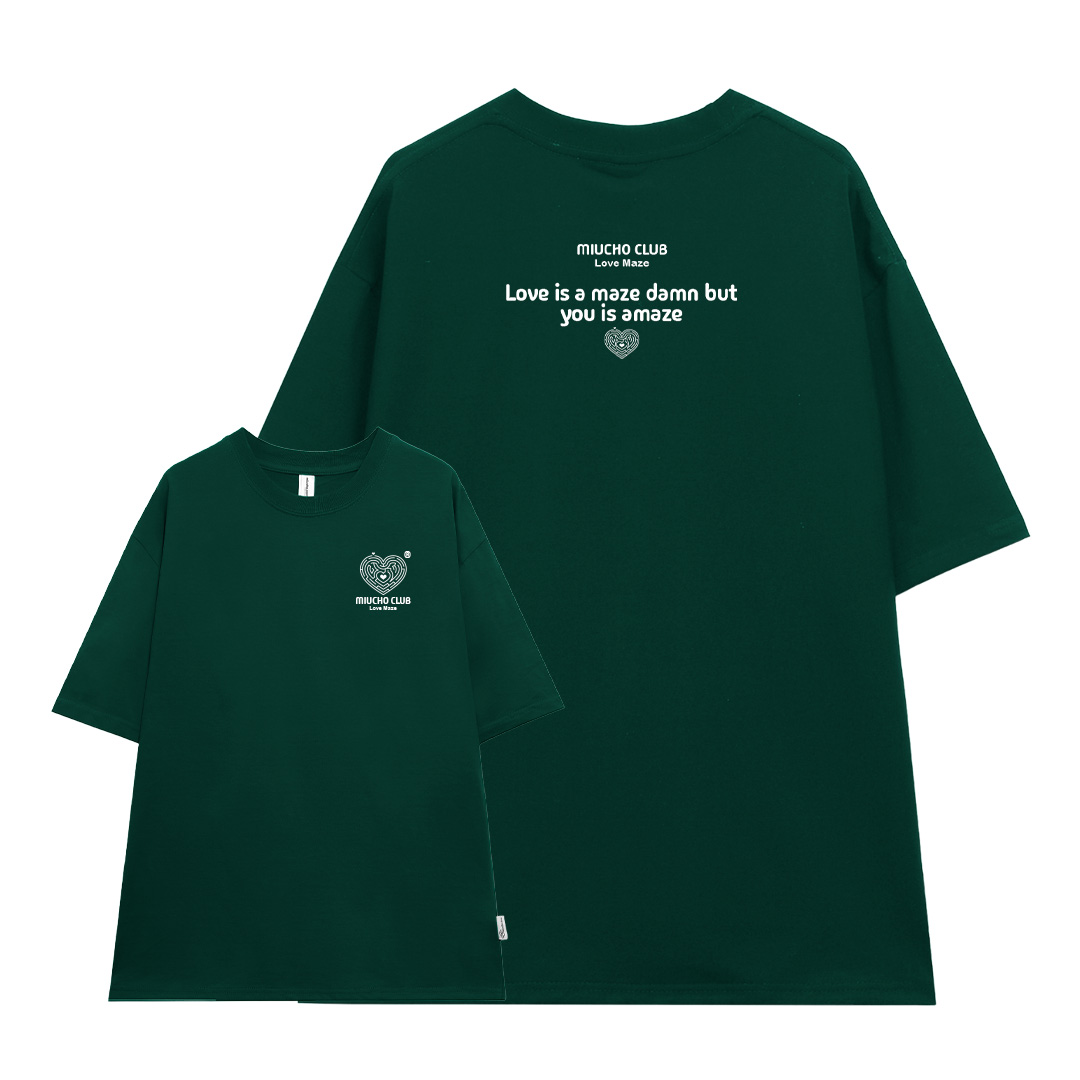 Áo thun cặp đôi couple trái tim from rộng ATD1380 Miucho vải cotton thoáng mát cổ tròn in mix_thumbnail_14