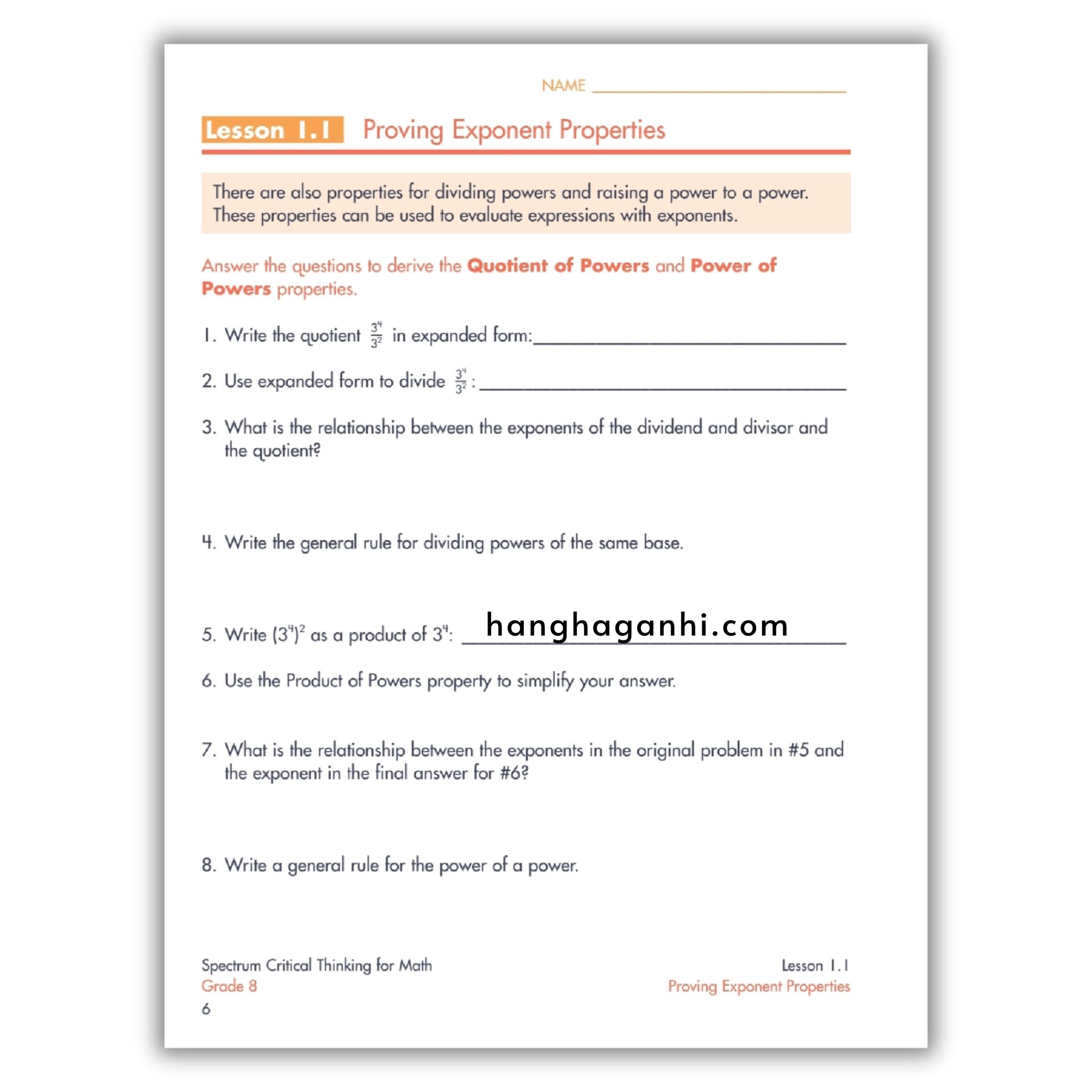 Sách Spectrum Critical Thinking for Math Workbook Grade 8_thumbnail_6