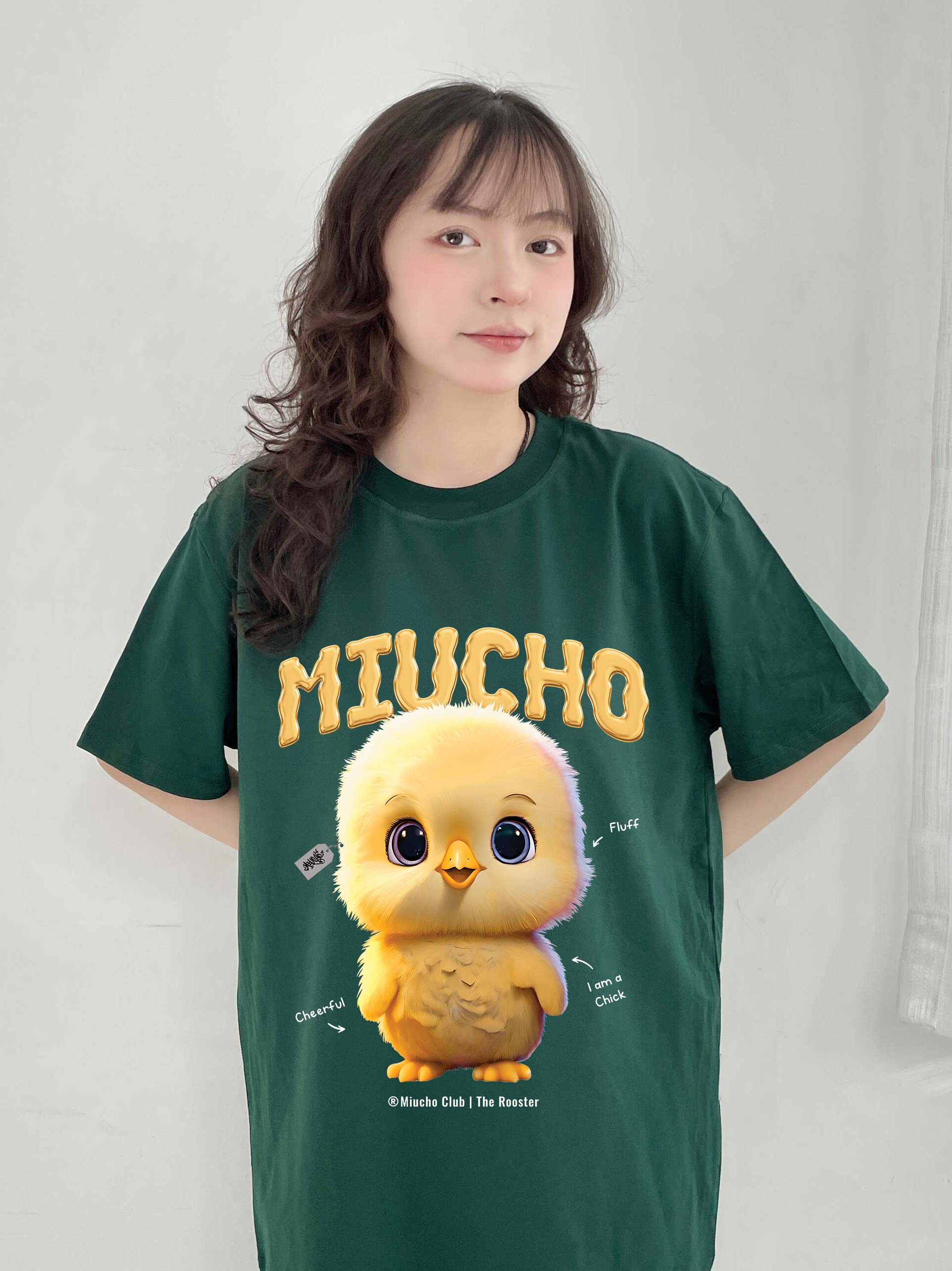 Áo thun form rộng 12 con giáp tuổi Dậu ATD1240 Miucho tay ngắn cổ tròn in mix_thumbnail_2