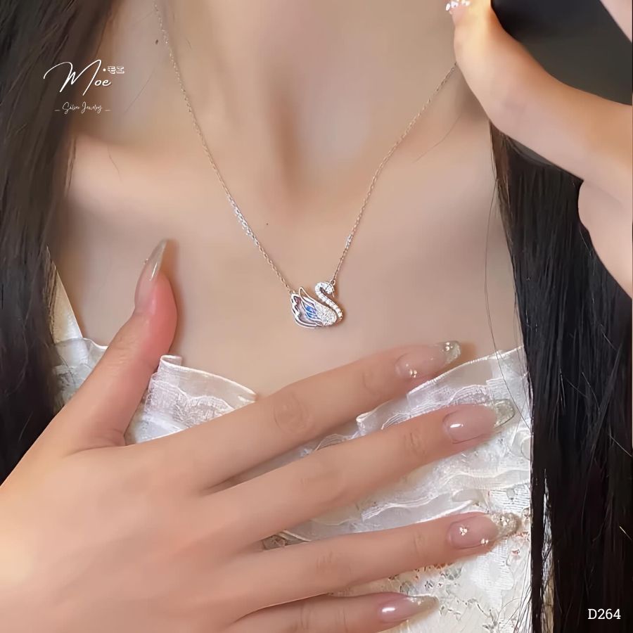 D264 - Dây chuyền thiên nga ngũ sắc_thumbnail_6