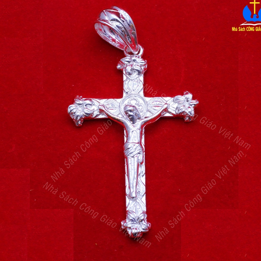 Dây chuyền bạc ta thánh giá mẫu nam DCN009 - Quà tặng Công Giáo, sinh nhật, lễ quan thầy_thumbnail_1