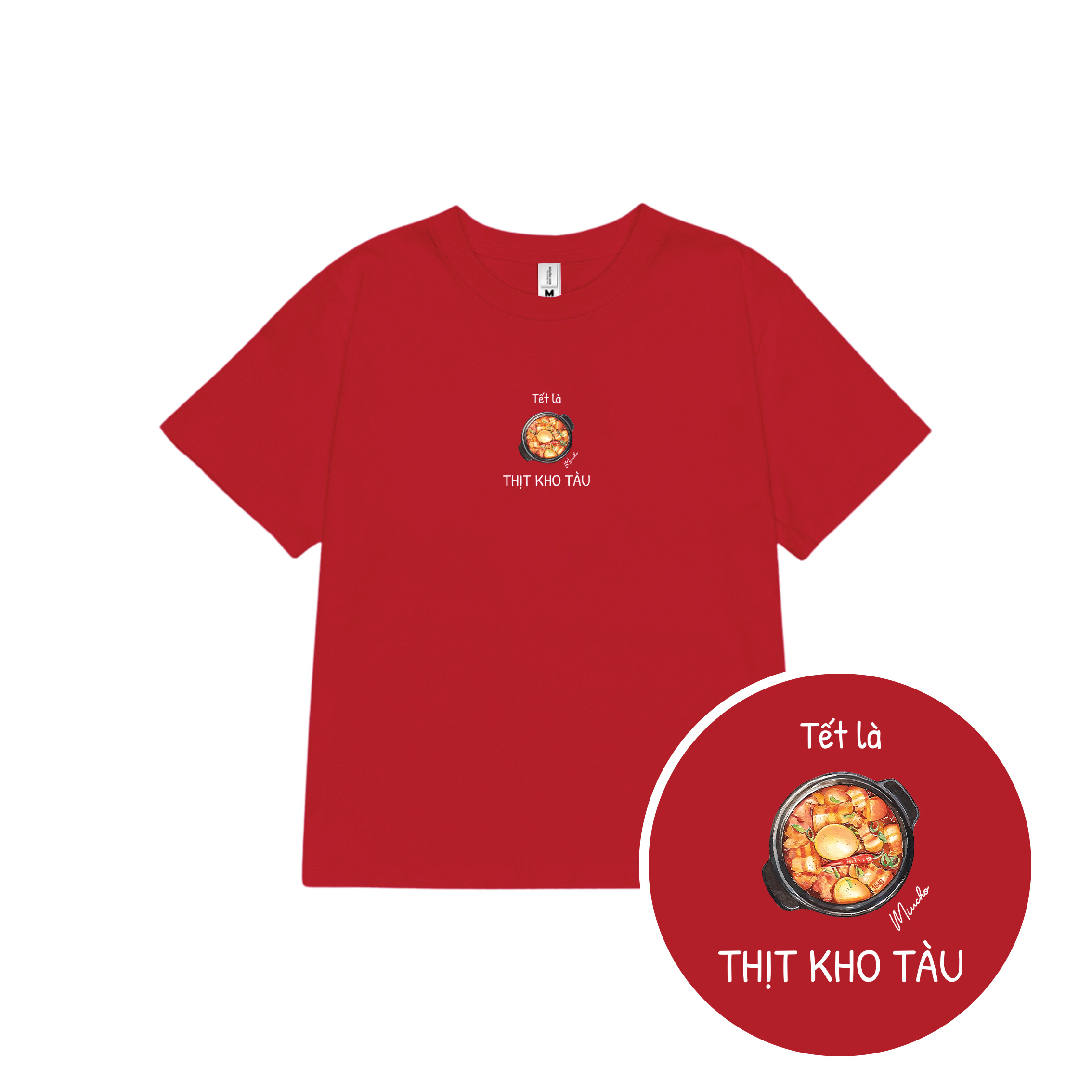 Áo baby tee tết cổ tròn chất vải cotton 4c co giãn thoáng mát 1846 Miucho in mix_thumbnail_2