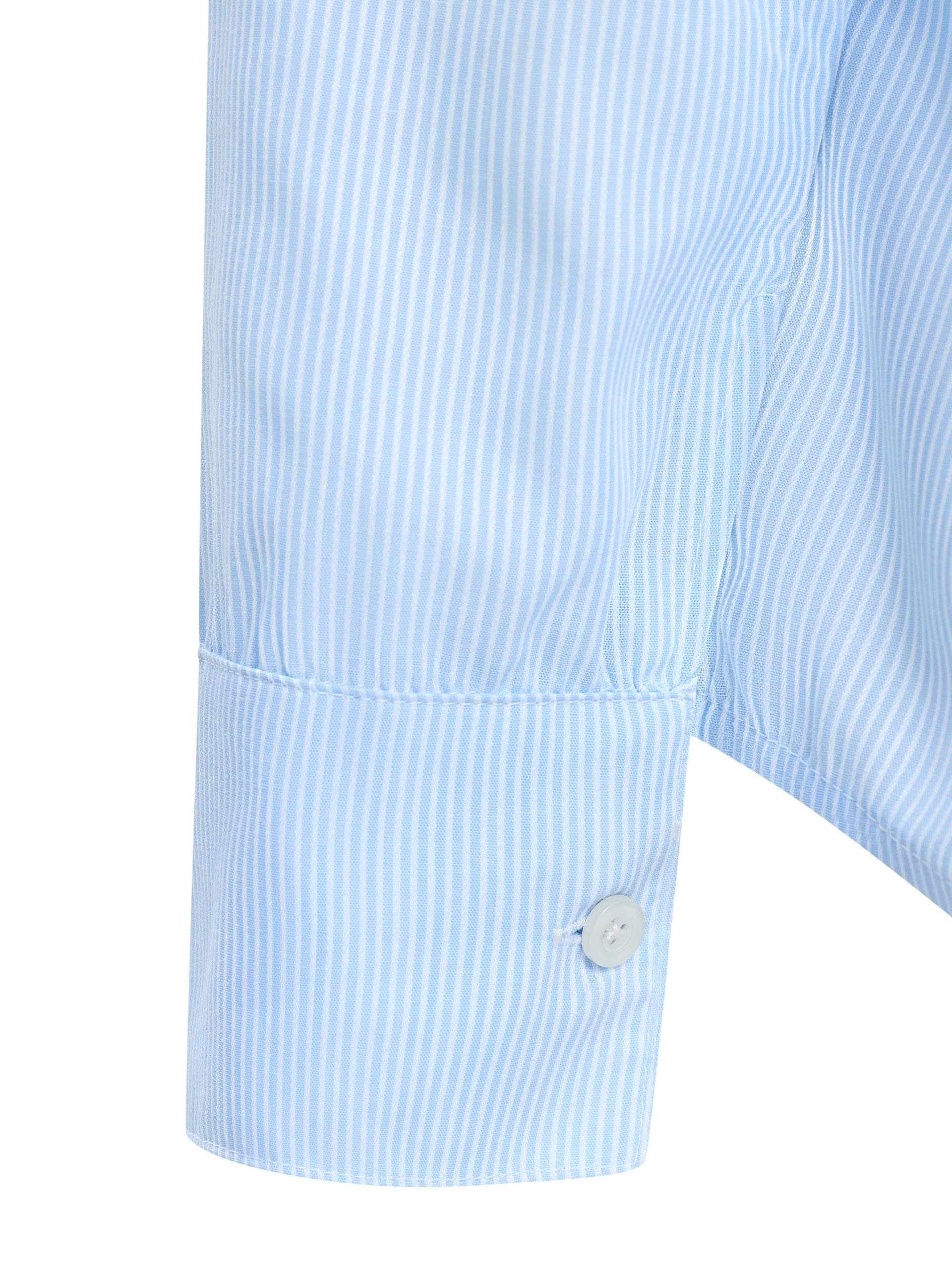 BIGSIZE NỮ - Aó sơ mi sọc tay dài phối viền dành cho nàng béo 55-90kg V-AK097_thumbnail_7