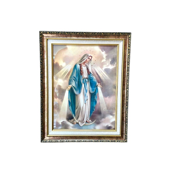 Tranh Đức Mẹ ban ơn 40x50cm giấy Italia cao cấp