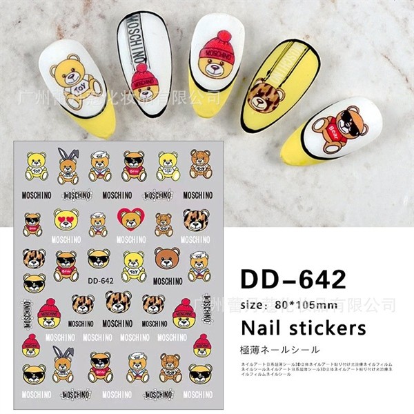 Sticker Gấu + Hoạt hình DD-642