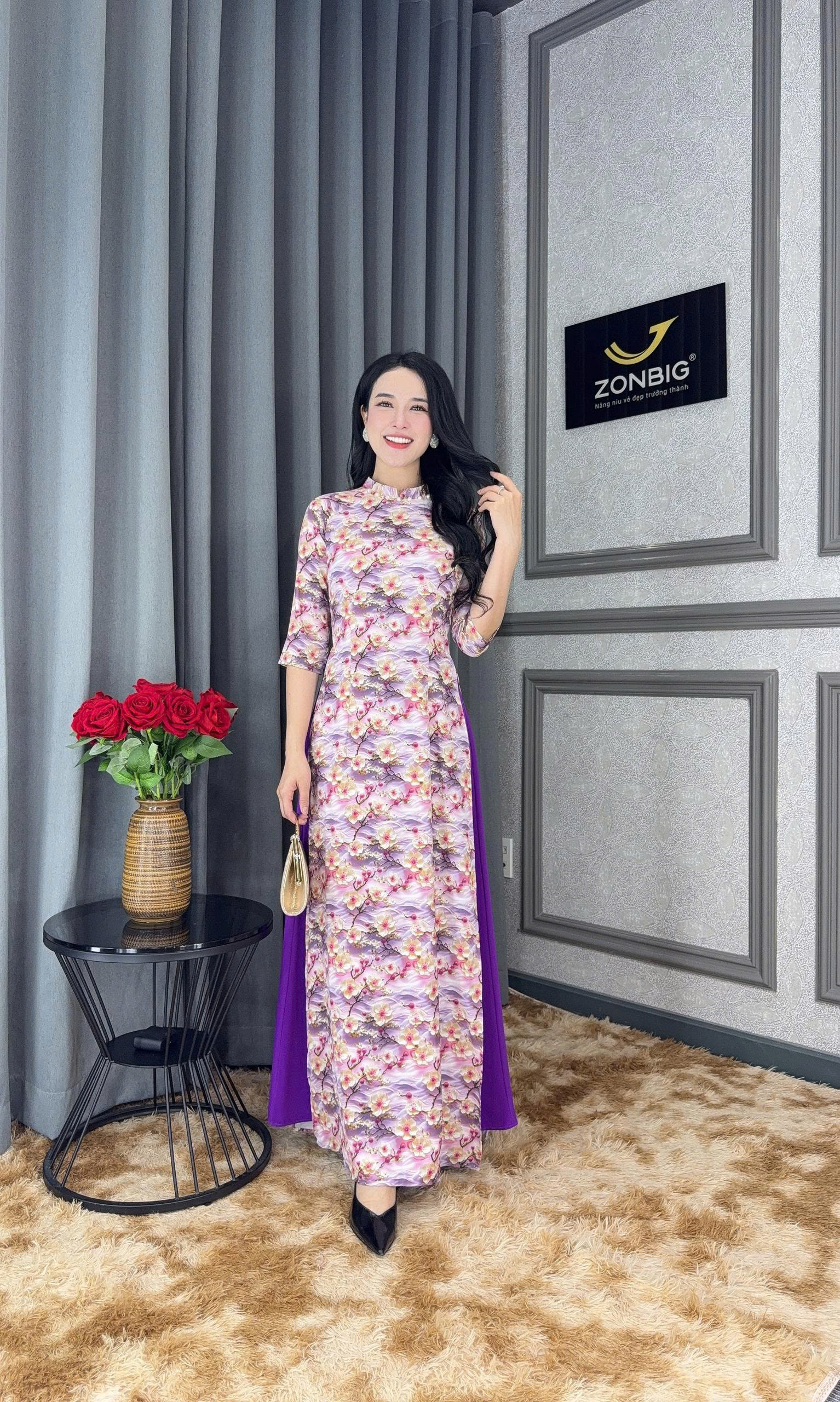 Đầm giả áo dài - Y2078 - Thương hiệu Zonbig_thumbnail_4