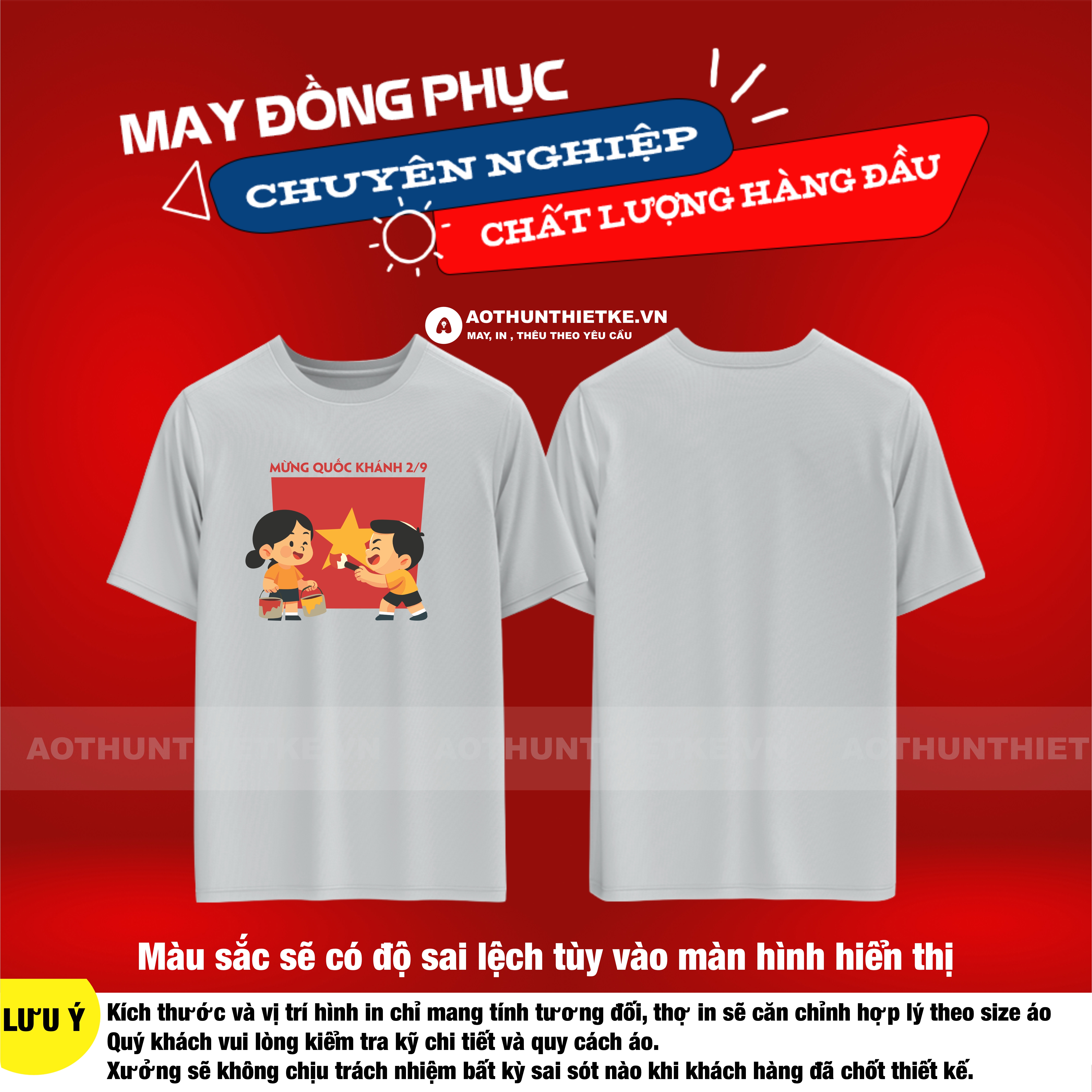 Áo Thun Mừng Quốc Khánh 2/9
