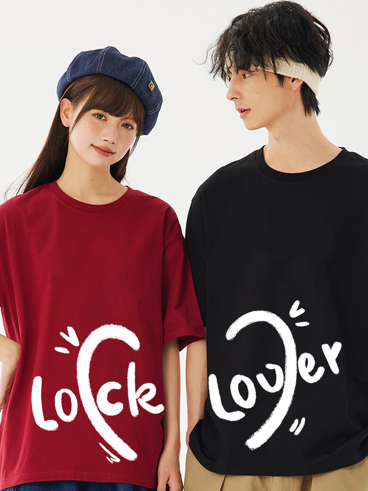 Áo thun cặp nam nữ đôi form rộng vải cotton co giãn thoáng mát ATD1667 Miucho in mix_thumbnail_4