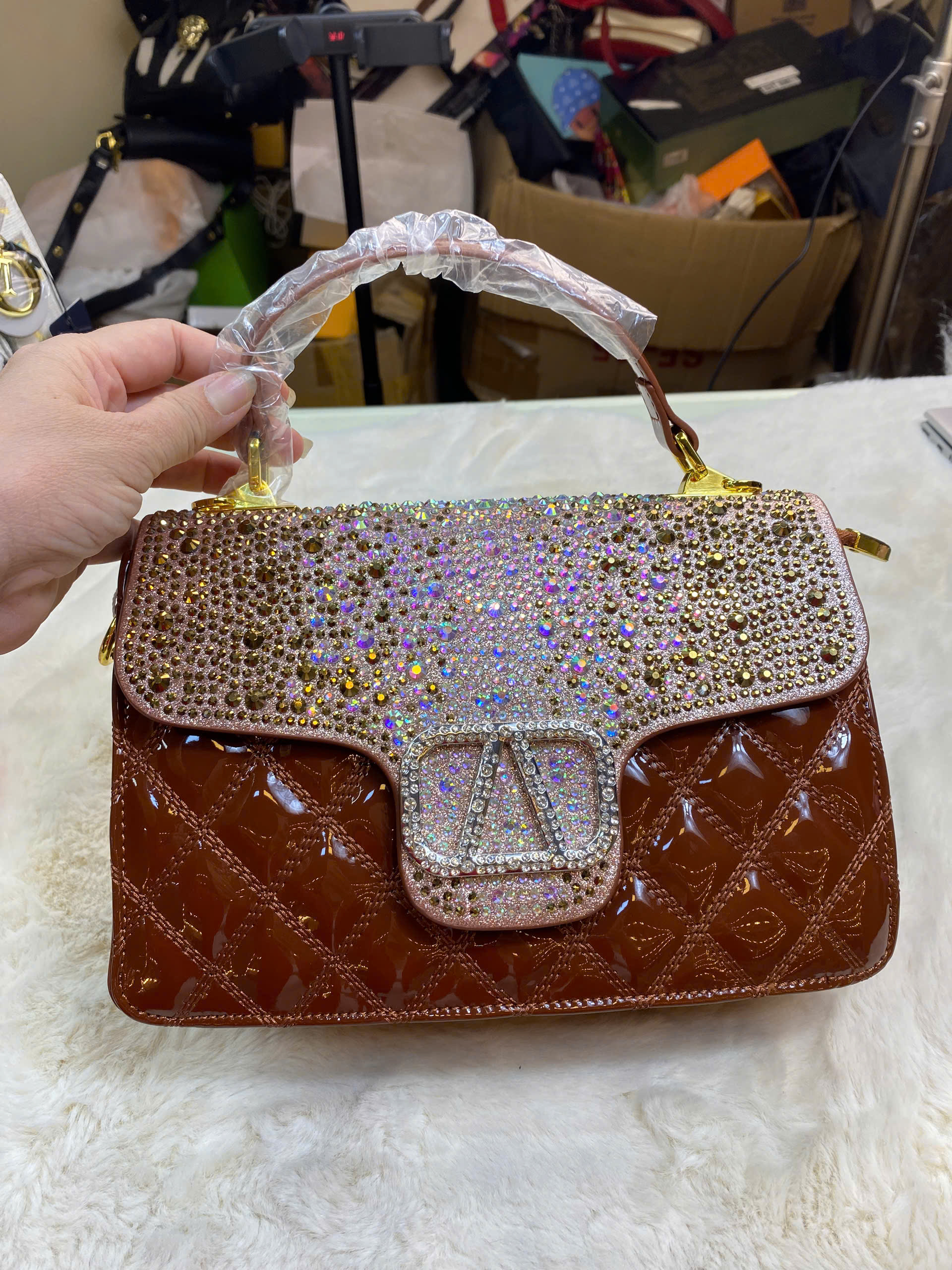 TÚI XÁCH GẮN ĐÁ ĐI TIỆC 032