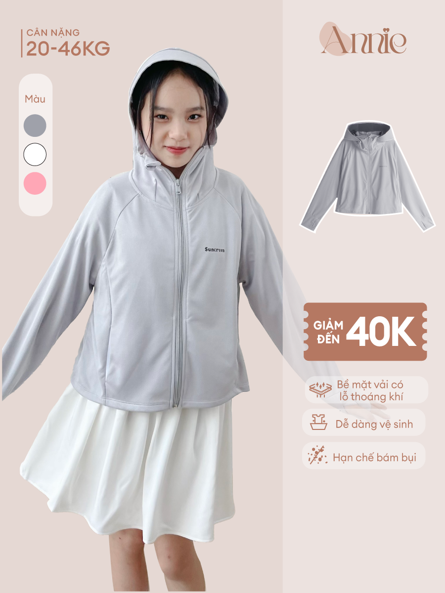 Áo chống nắng bé gái ACN24004