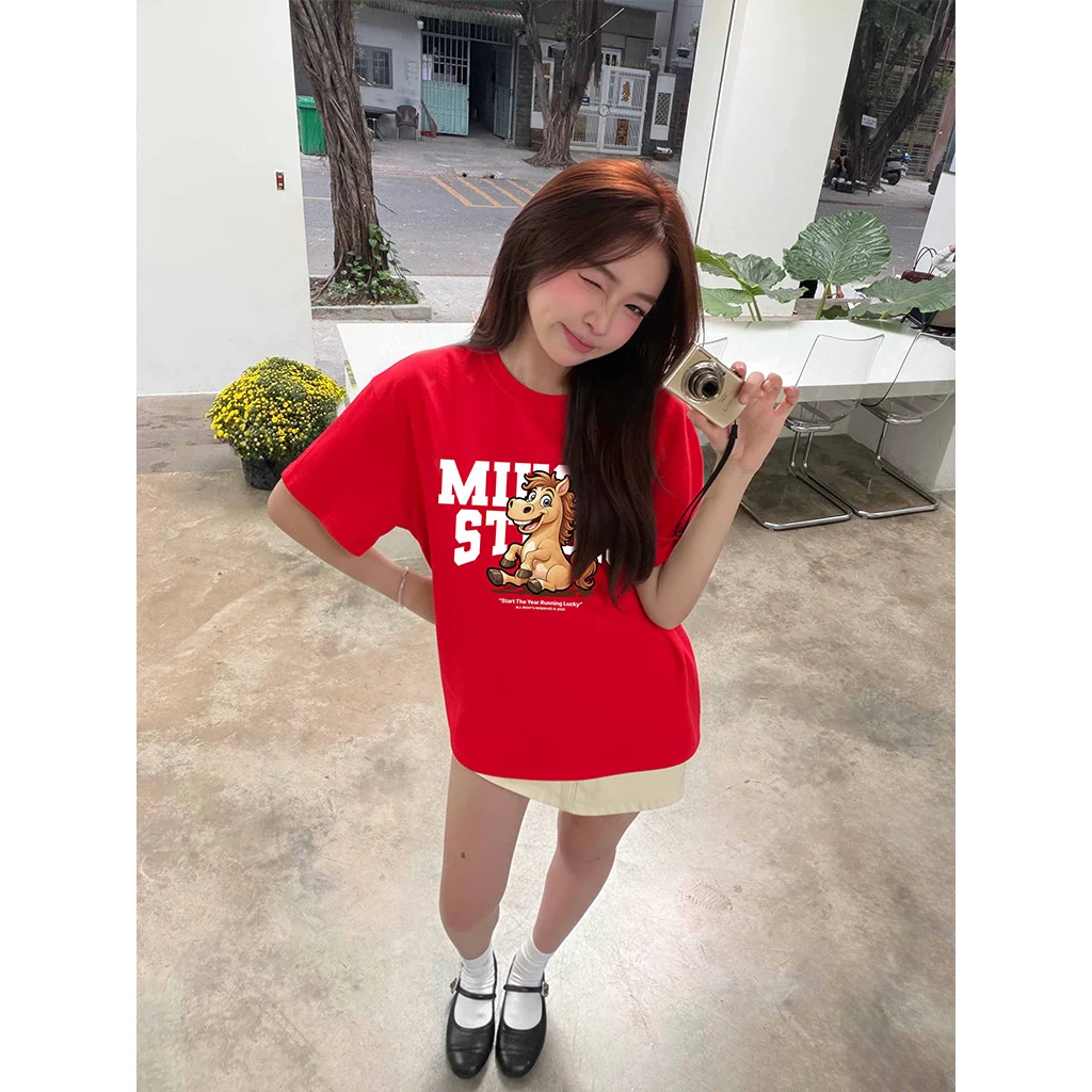 Áo thun boxy Tết Bính Ngọ Miucho 3082_thumbnail_2