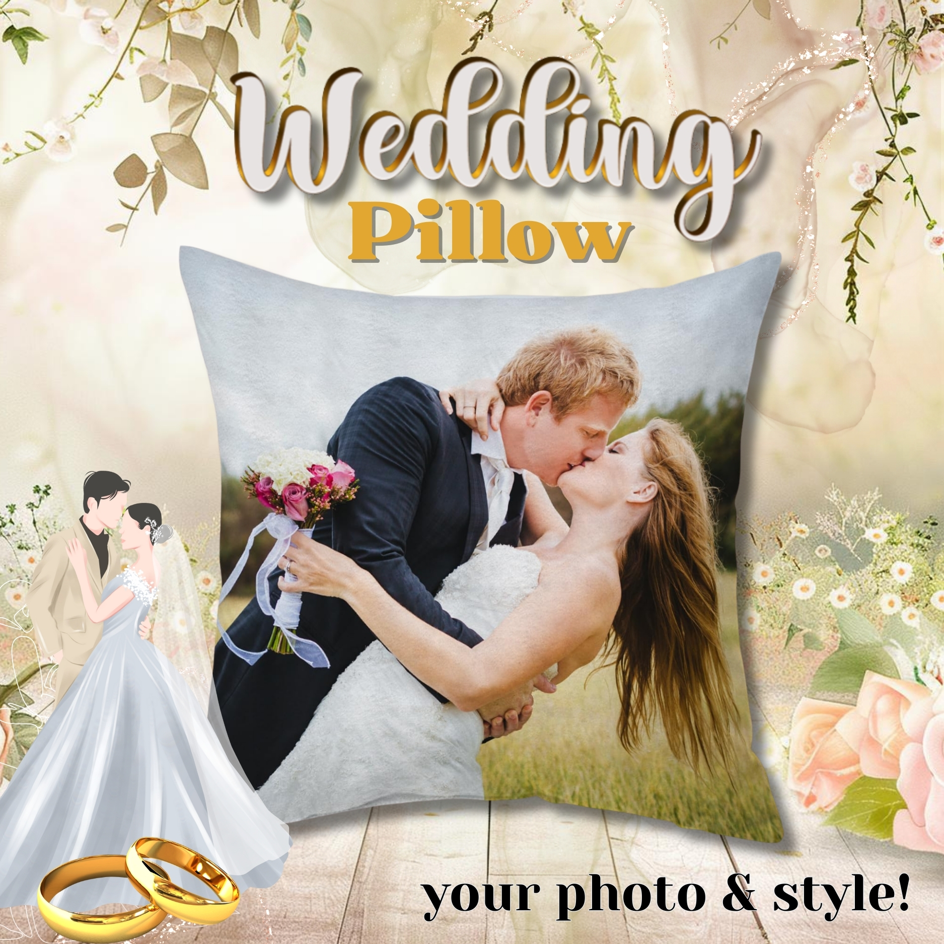 Wedding Pillow 2