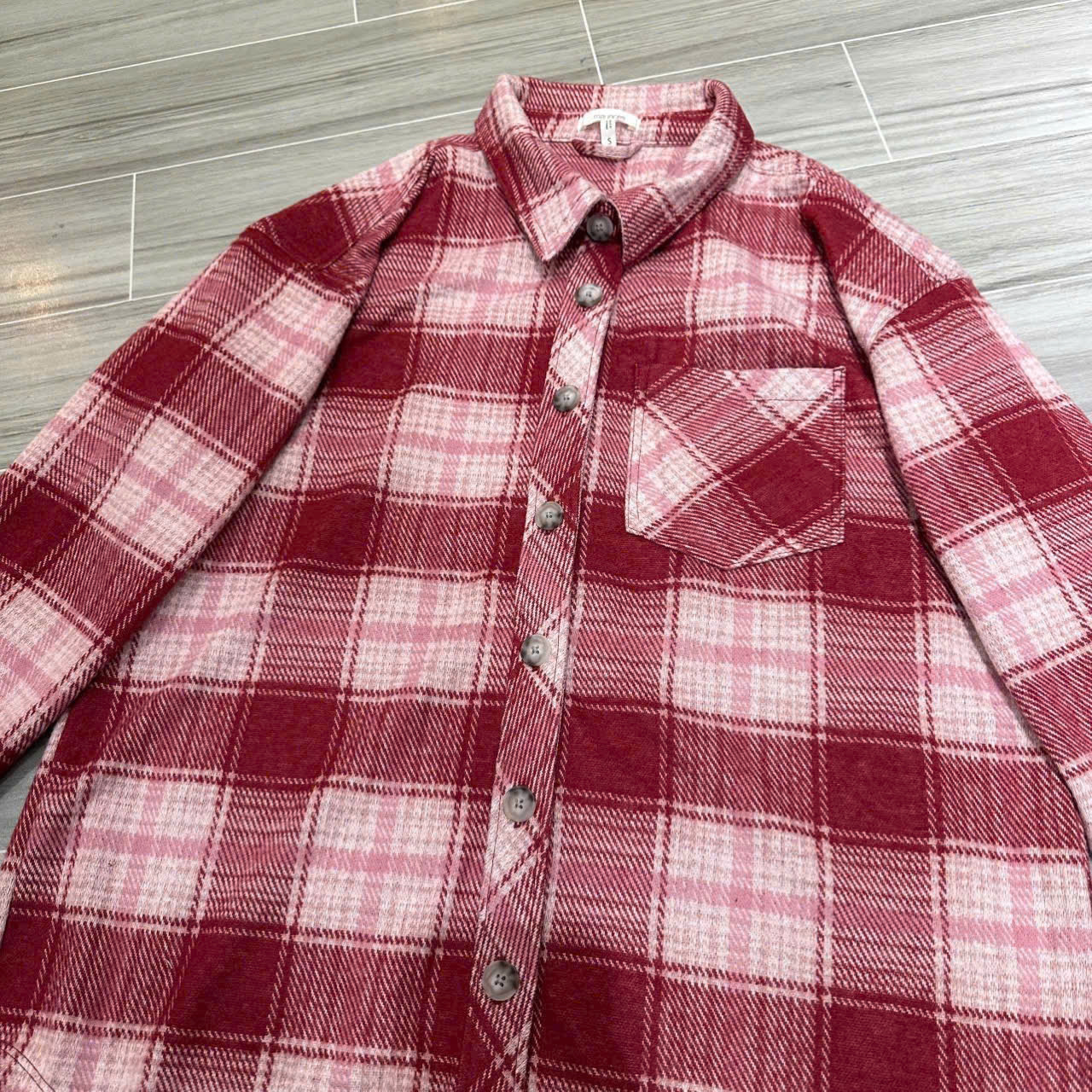 Áo somi tay dài nỉ ( XÁM )_thumbnail_9