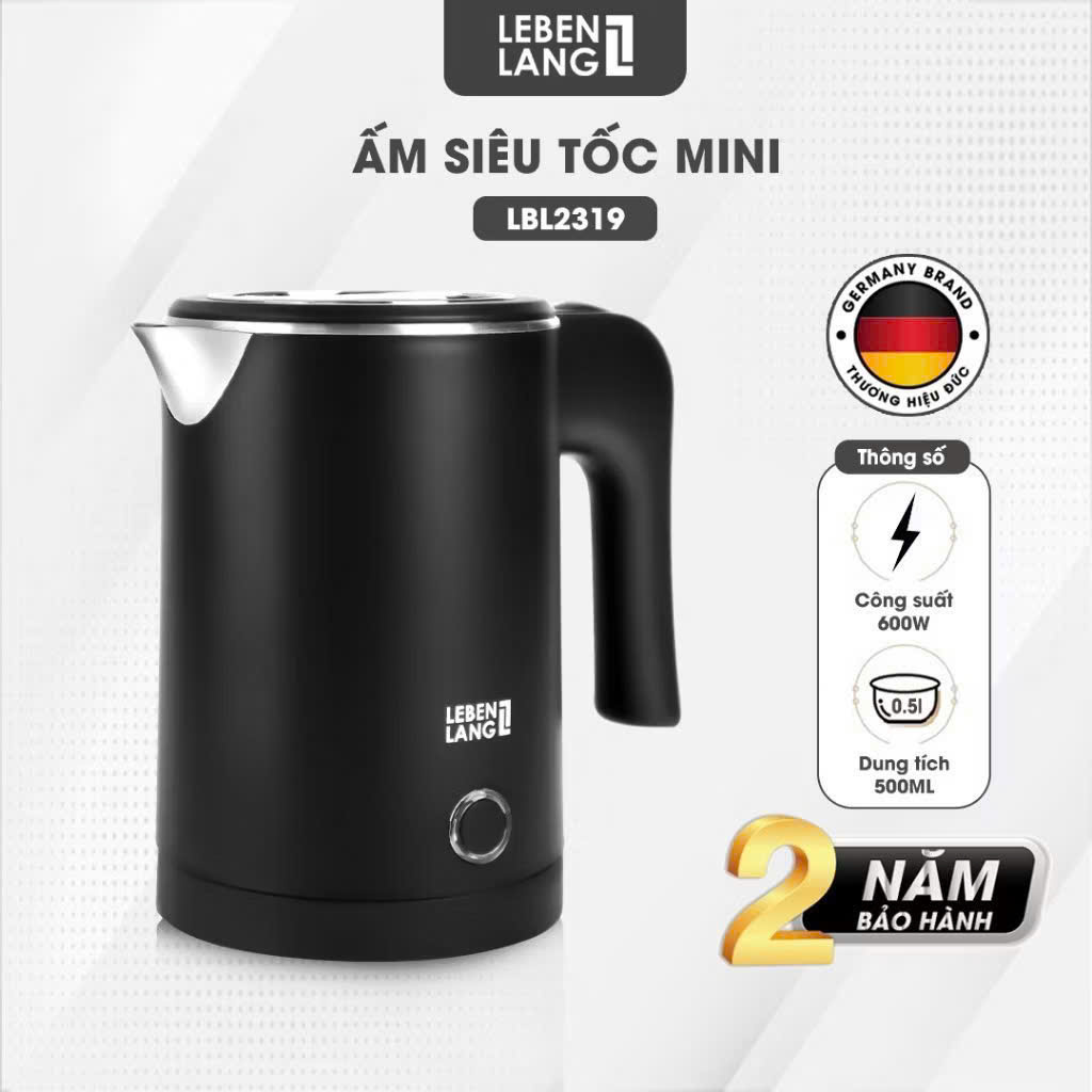 Ấm Siêu Tốc Mini Lebenlang LBL2319
