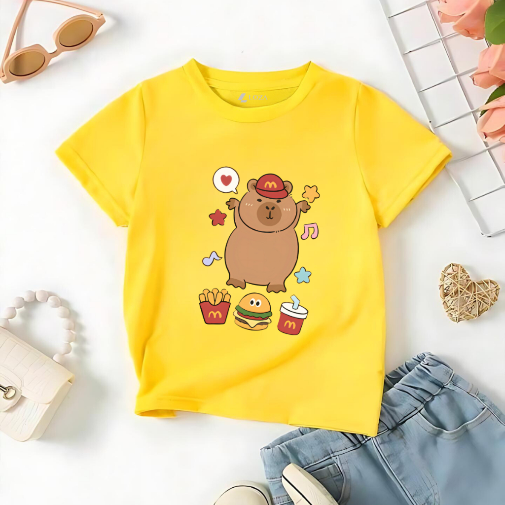 Áo phông cho bé in hình CapyBara nhiều mẫu - Loza Kids AT018_thumbnail_1