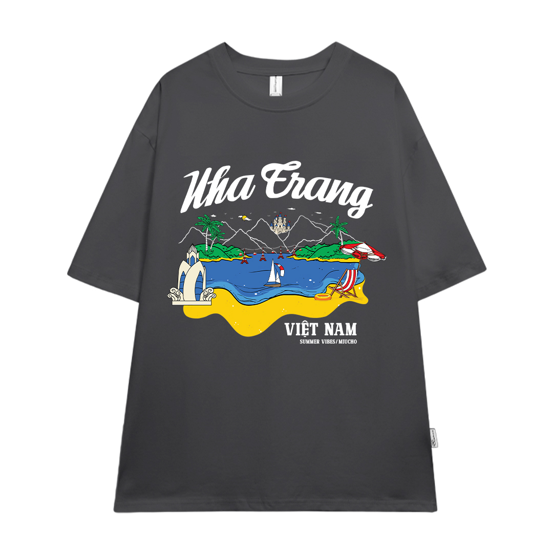 Áo thun du lịch Nha Trang ATD1261 Miucho vải cotton thoáng mát in mix_thumbnail_9