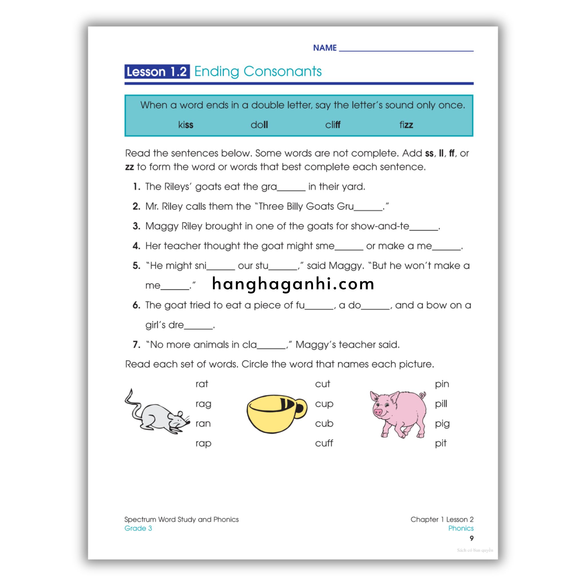 Sách Spectrum Word Study and Phonics Workbook Grade 3_thumbnail_10