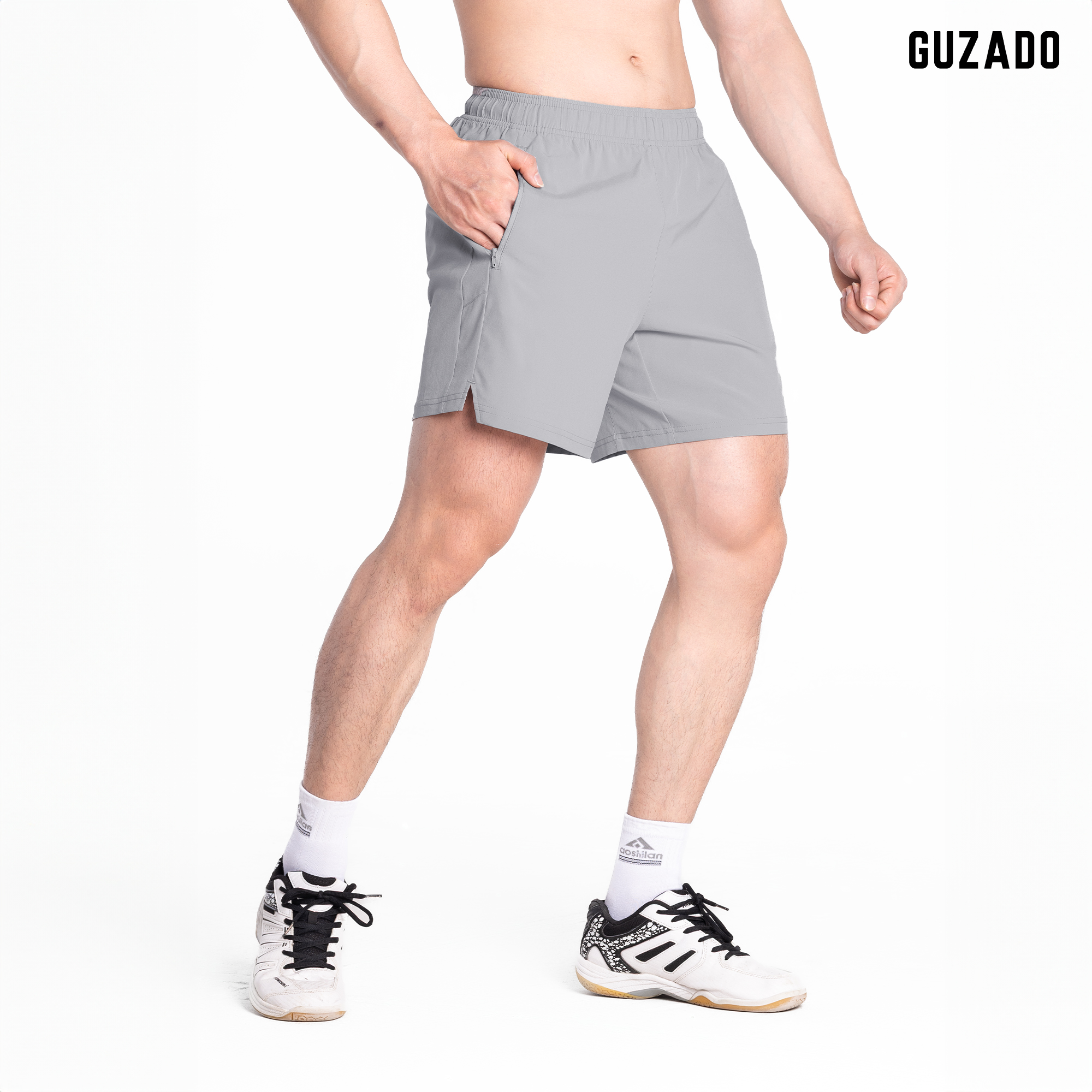 Quần Run GUZADO Quần Tập Gym, Chạy Bộ, Chất Gió Mềm Mịn GSR11_thumbnail_6