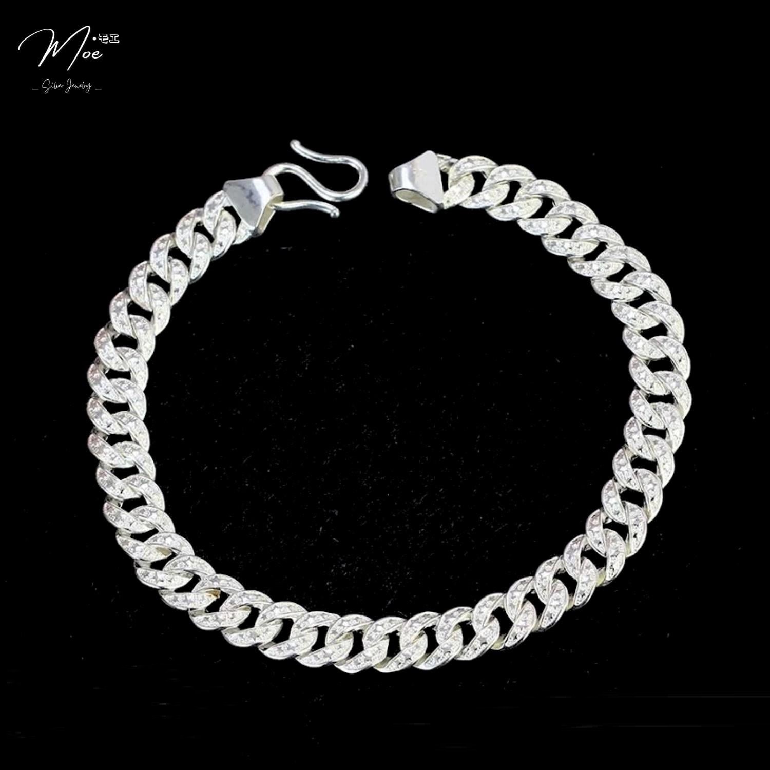 MT16 - Lắc tay nam họng xích tròn ngôi sao