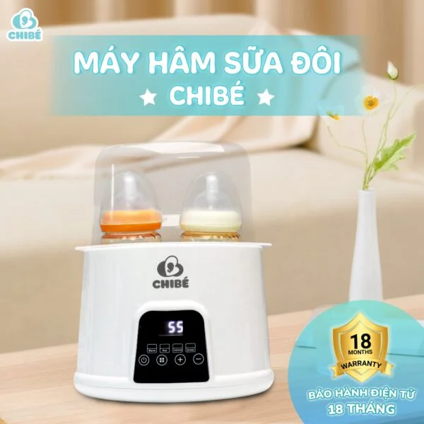 MÁY HÂM SỮA ĐÔI CHIBE CB017_thumbnail_2