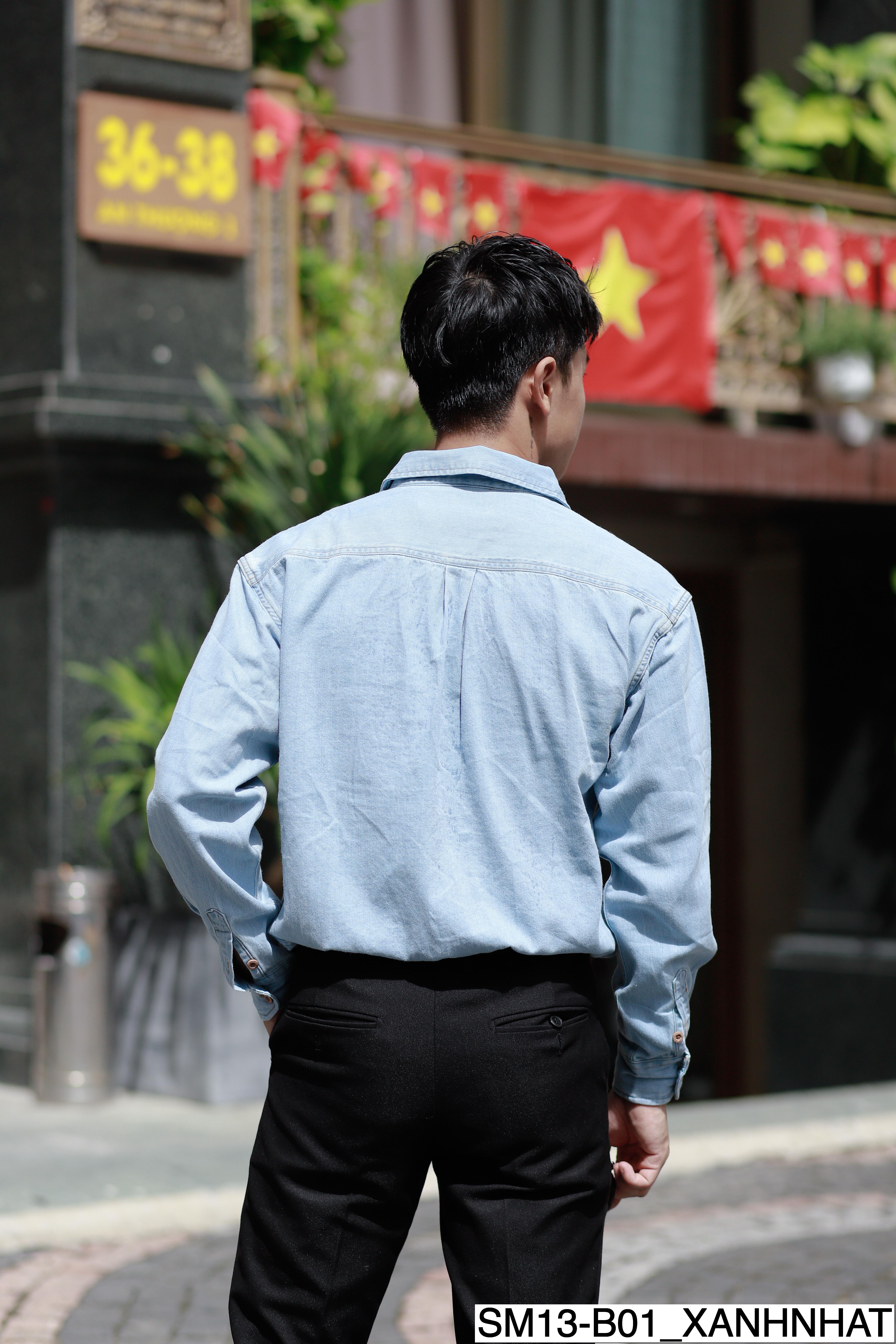B01 SM13 - Áo sơ mi nam jeans cao cấp_thumbnail_2