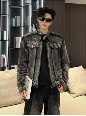 Áo Khoác Jeans Phong Cách Tối Giản