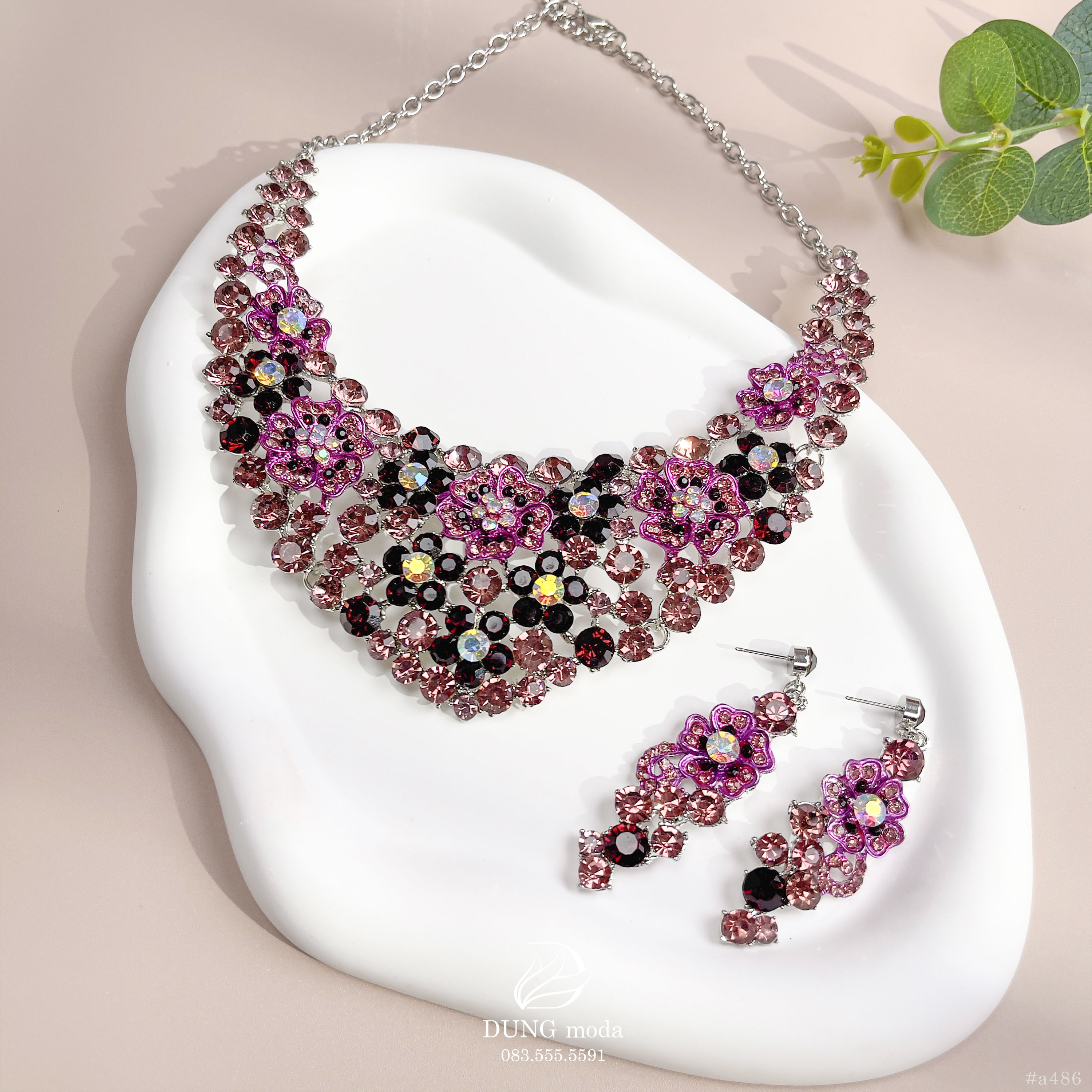 Bộ Trang Sức Pha Lê A486_thumbnail_2