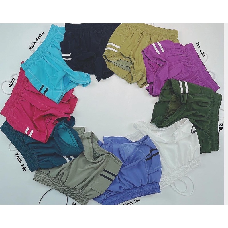 Quần Đùi Thể Thao Dáng Boxer 2 Lớp Run Siêu Xinh_thumbnail_2