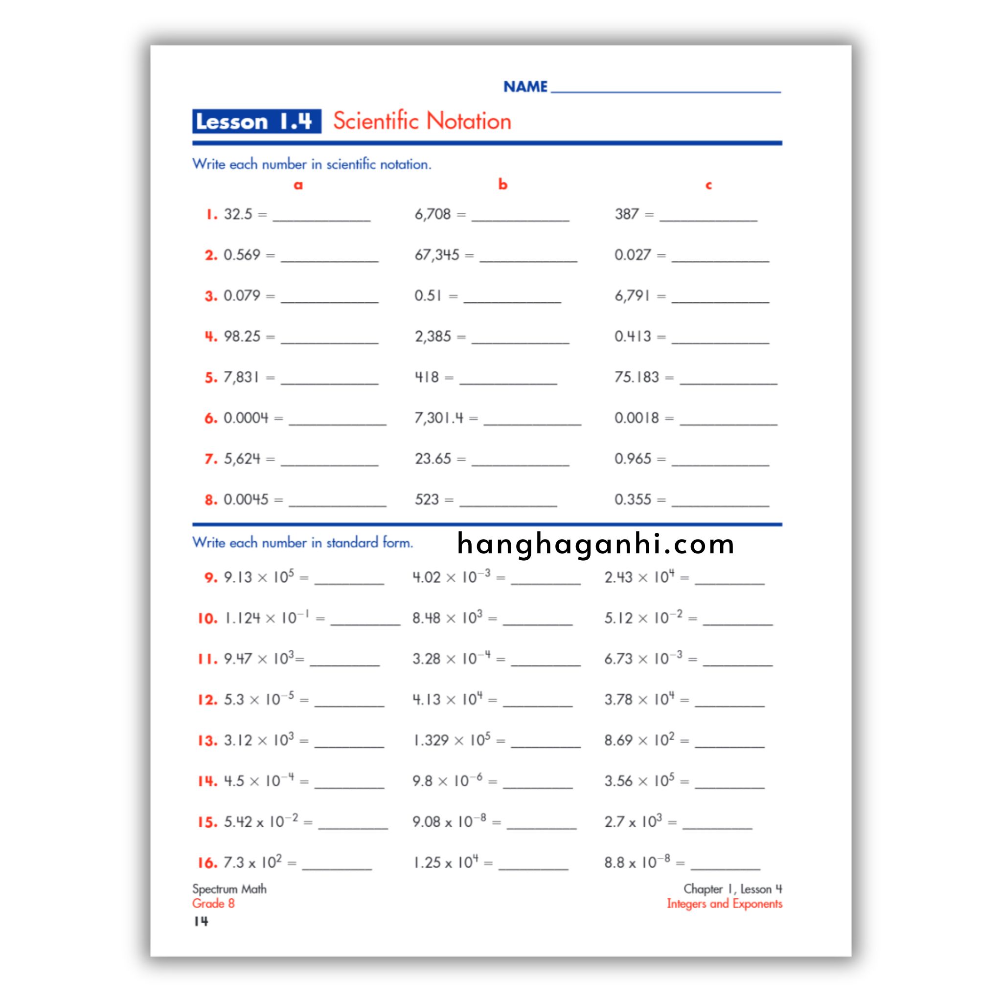 Spectrum Math Workbook Grade 8- Sách Toán Tiếng Anh cho bé lớp 8_thumbnail_19