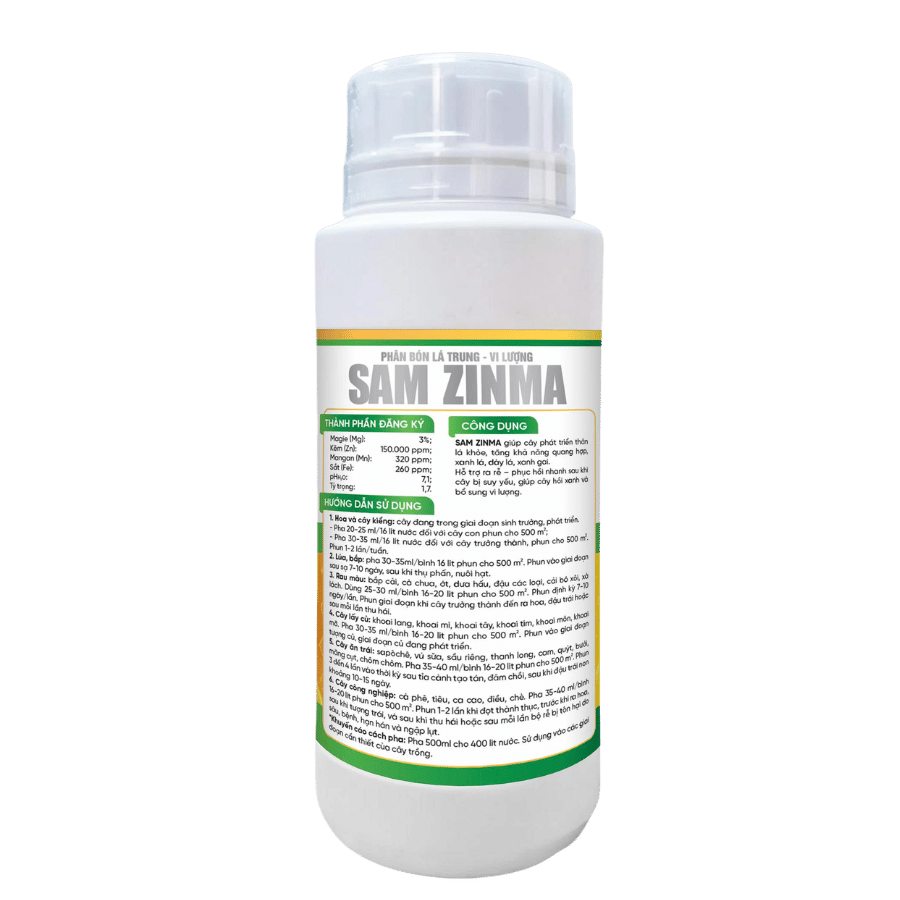 ZINC MAX – Giải pháp vi lượng toàn diện, xanh lá – dày lá – hết vàng lá