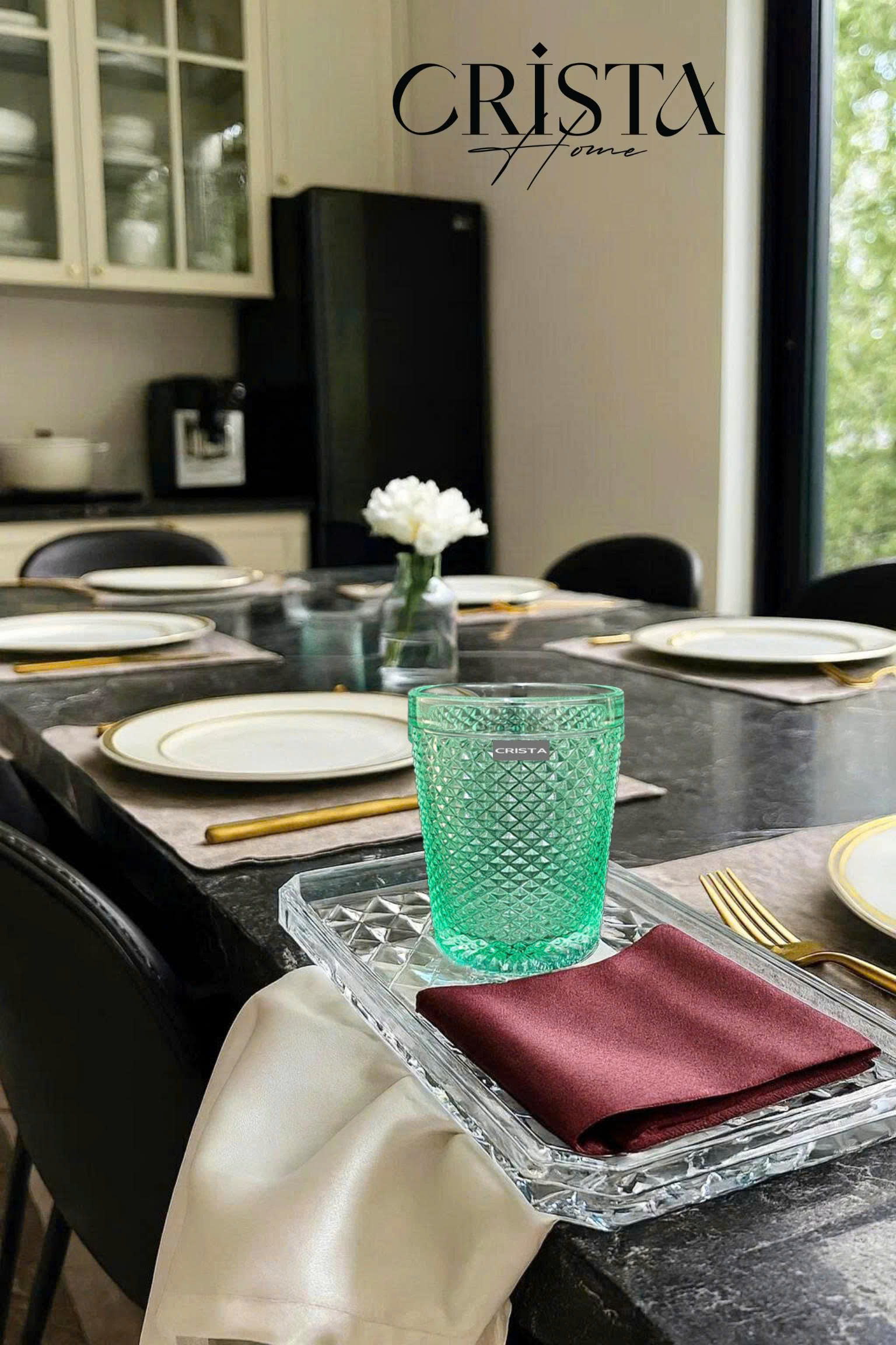 Bộ 4 cốc thủy tinh CRISTA HOME  vân kim cương 300ml_thumbnail_44