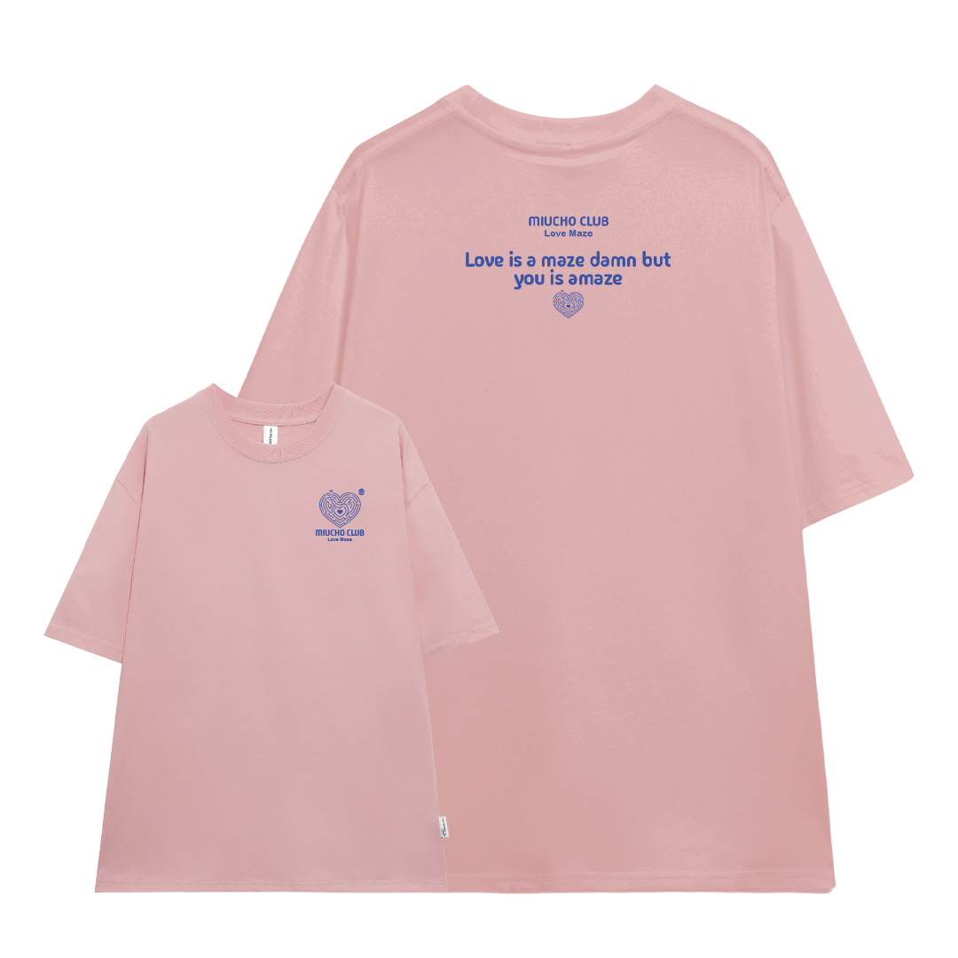 Áo thun cặp đôi couple trái tim from rộng ATD1380 Miucho vải cotton thoáng mát cổ tròn in mix_thumbnail_20