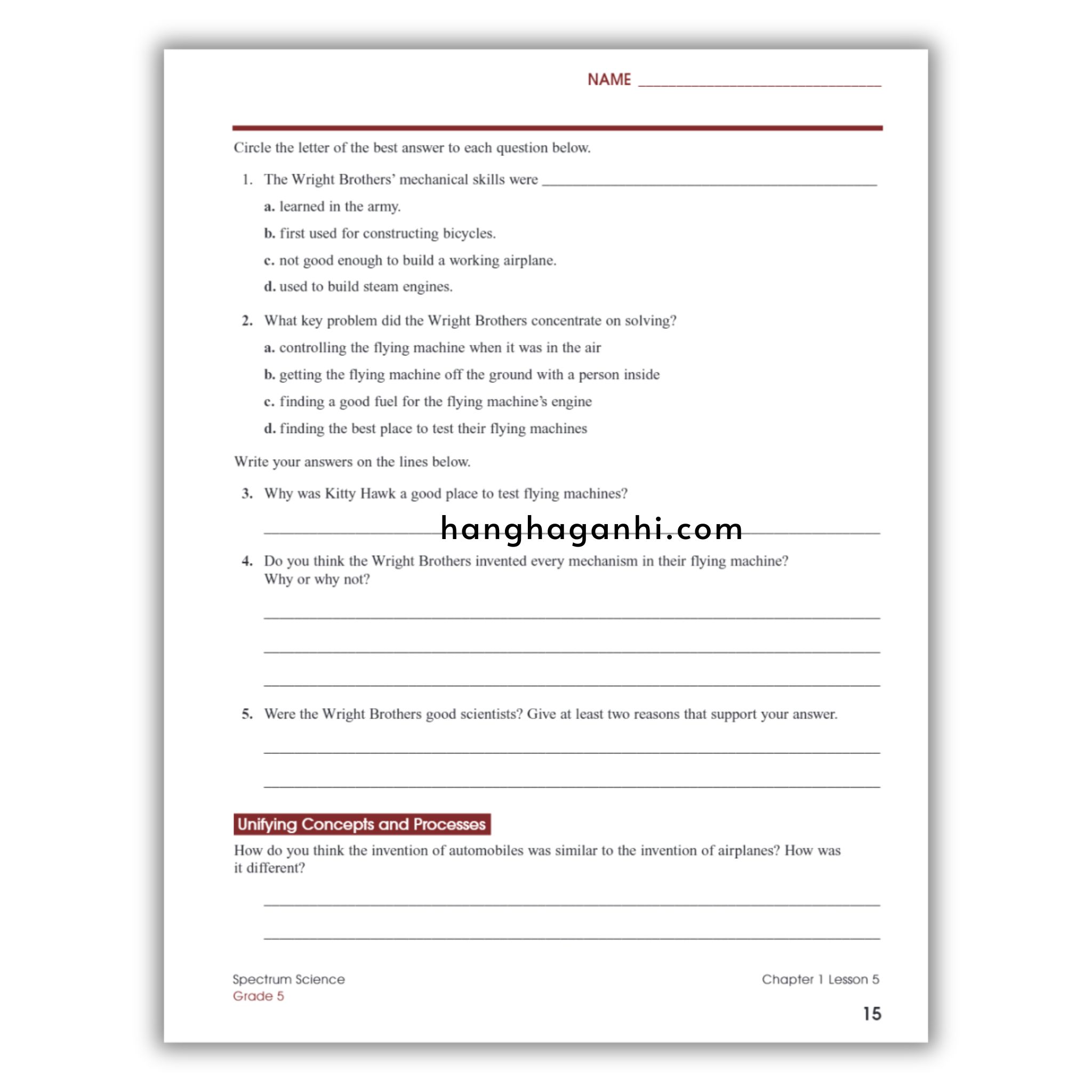 Sách Spectrum Science Workbook Grade 5_thumbnail_11