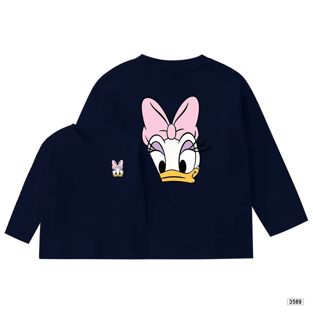 Áo thun trẻ em tay dài form rộng thiết kế hoạt hình dễ thương Kado 3589_thumbnail_9
