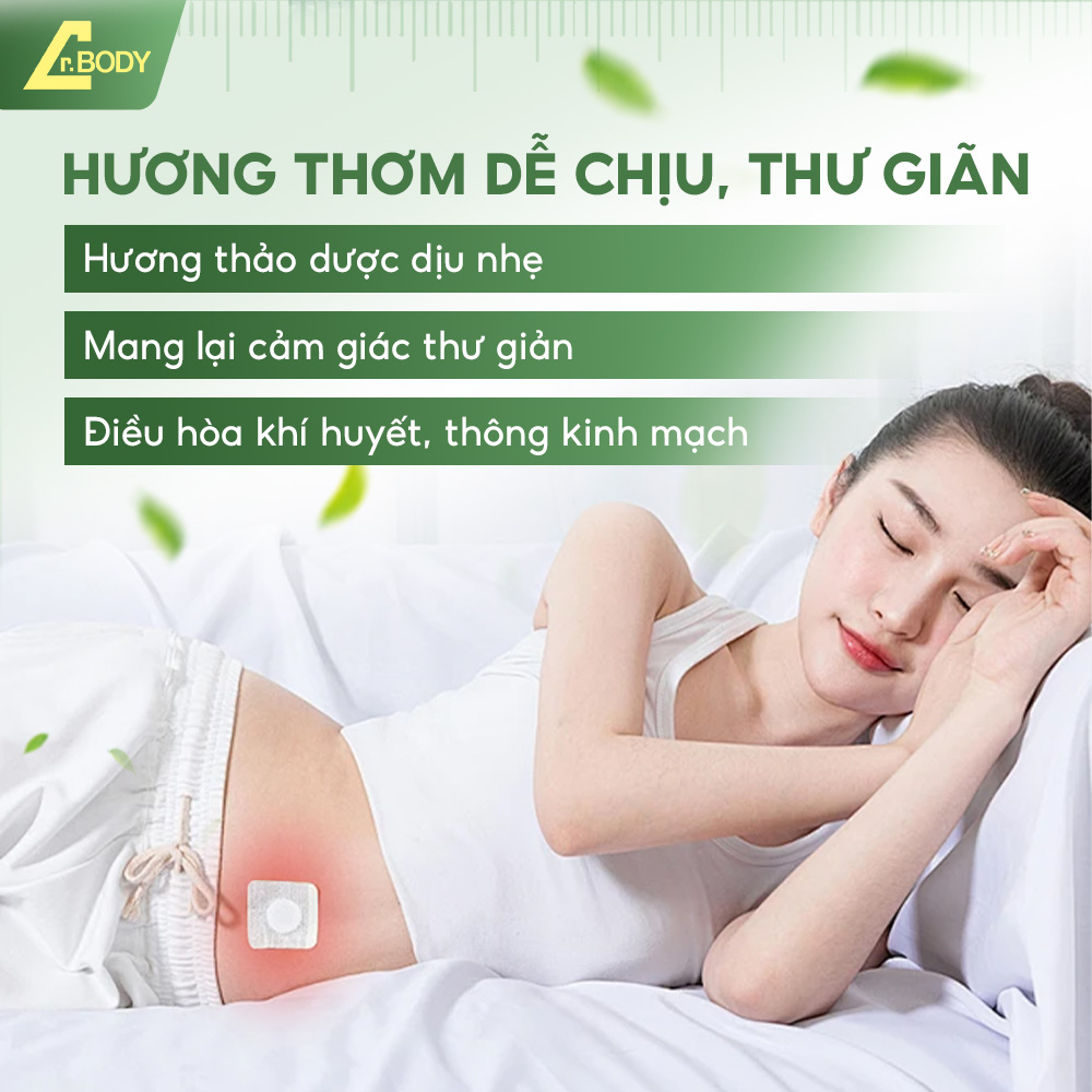 MIẾNG DÁN DR.BODY NHẬT BẢN HỖ TRỢ GIẢM MỠ VÙNG BỤNG, ĐÙI, BẮP TAY, THÀNH PHẦN THẢO MỘC TỰ NHIÊN_thumbnail_7