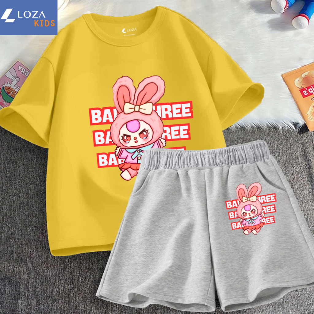 Đồ bộ bé gái in hình Baby Three - Loza SB232_thumbnail_6
