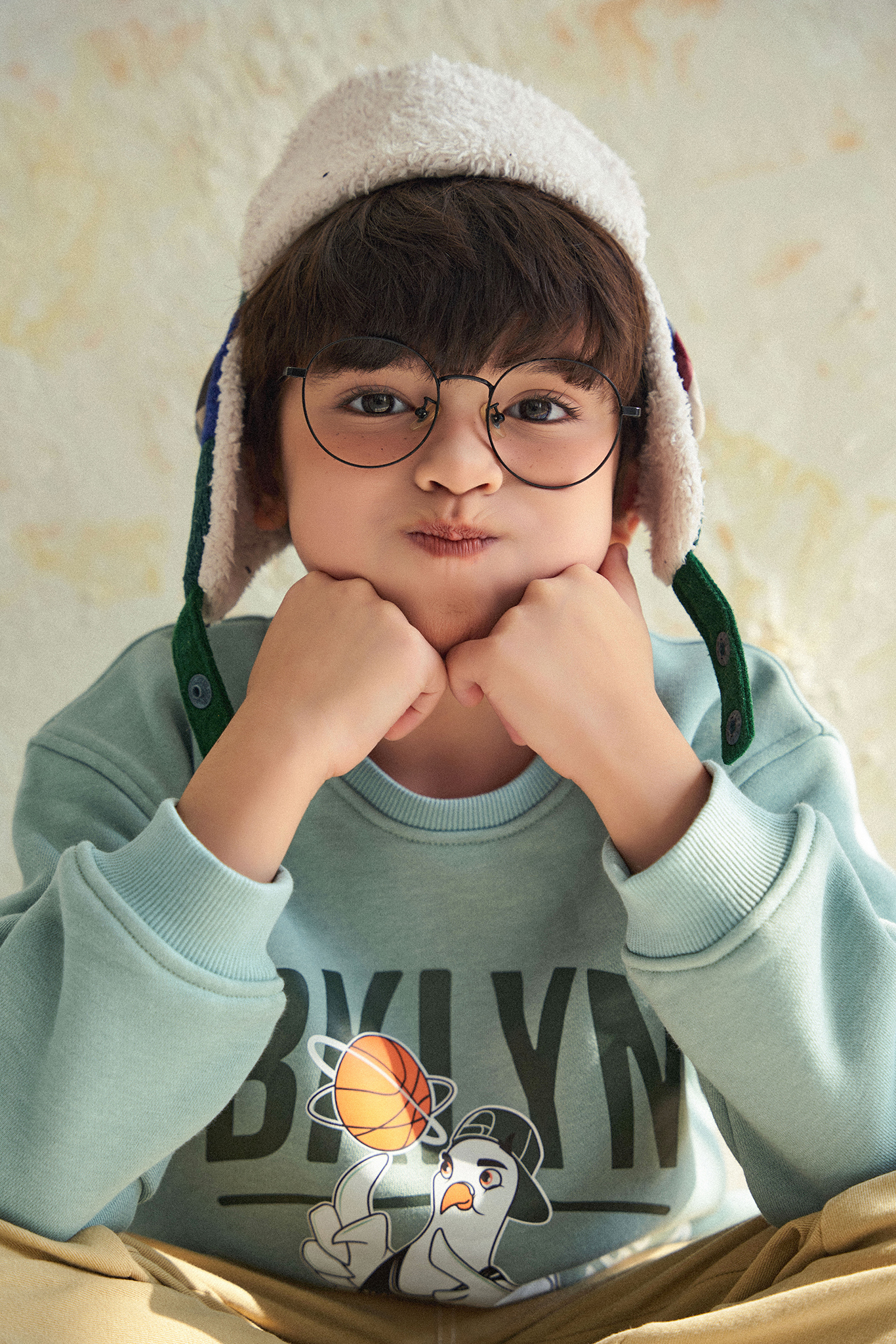 Áo nỉ cổ tròn cơ bản in hình_thumbnail_4