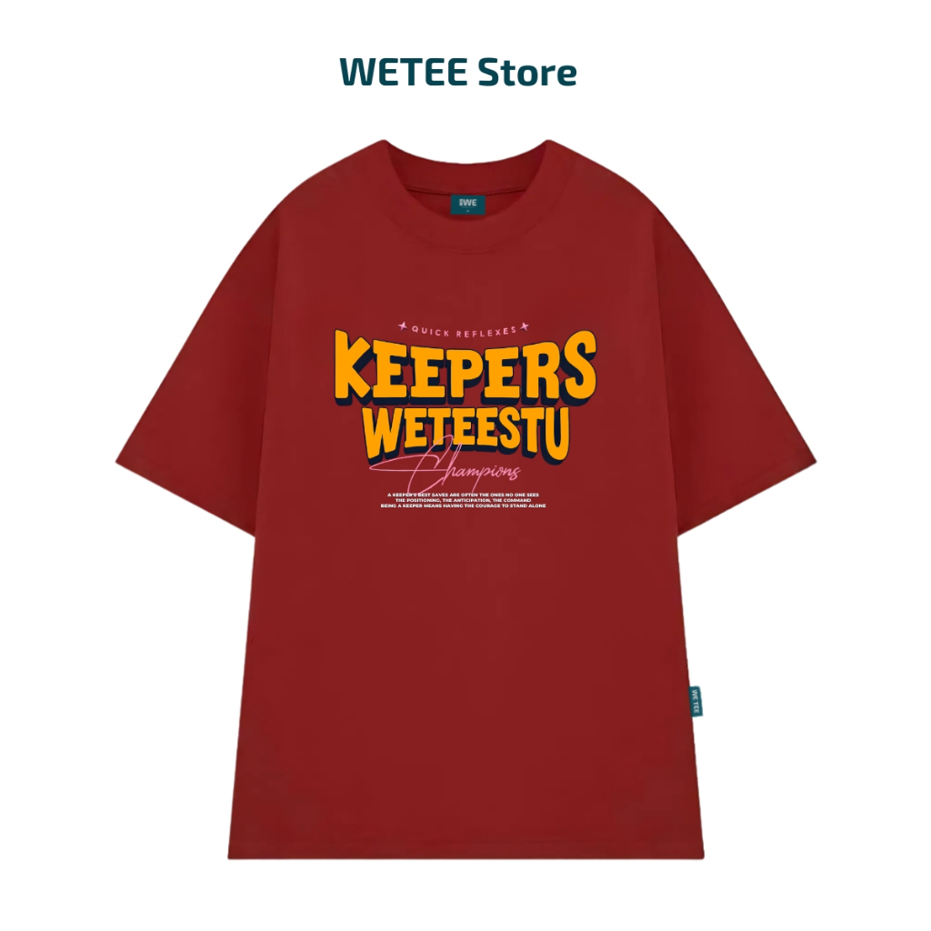 Áo thun unisex UX30-1130 in chữ KEEPERS WETEESTU dáng oversized local brand WETEE_thumbnail_1