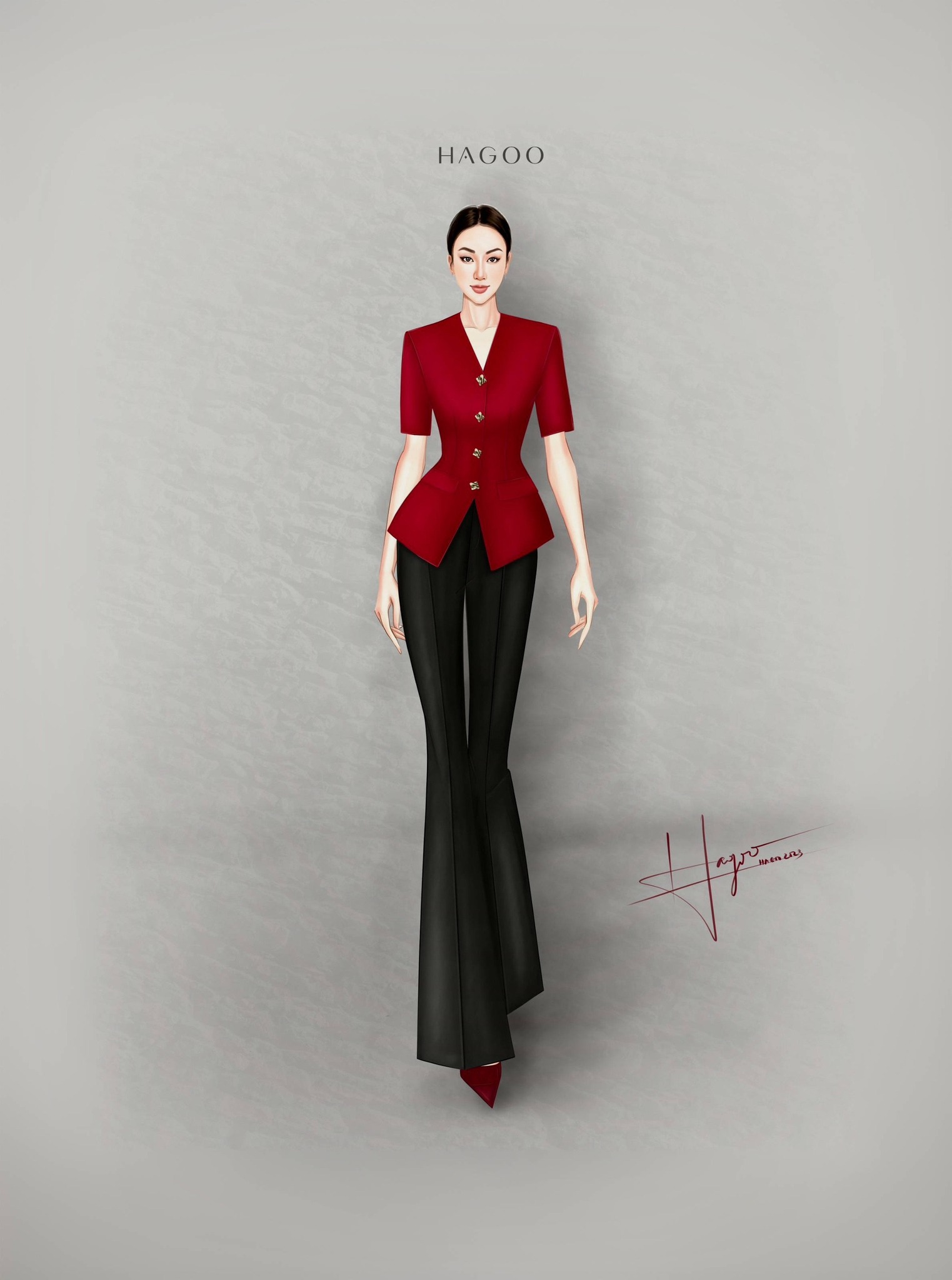 Quần ống loe Q127 HAGOO_thumbnail_2