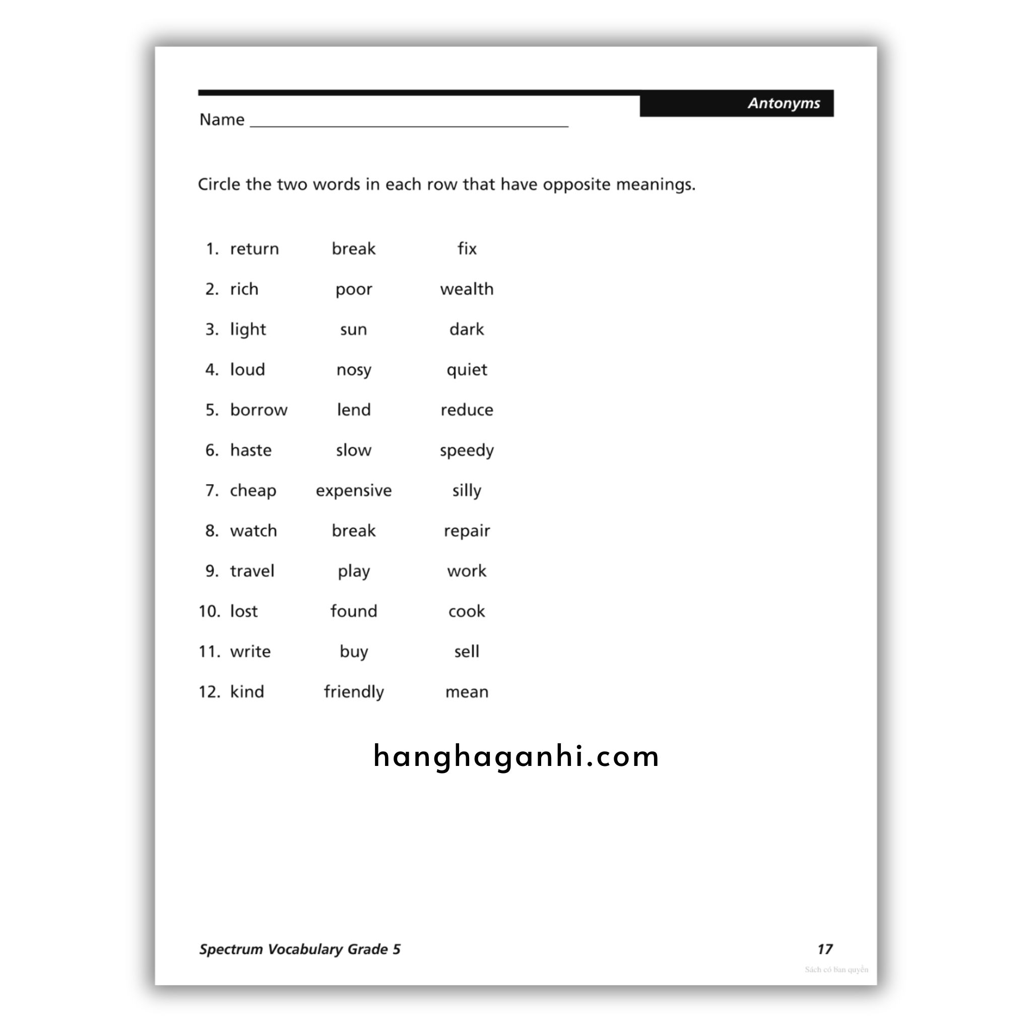 Sách Spectrum Vocabulary Workbook Grade 5_thumbnail_3