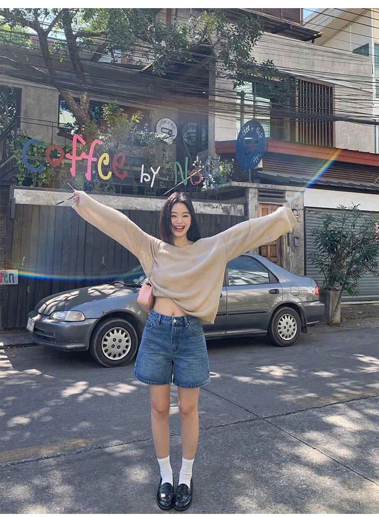 Quần đùi nữ Coton Q jean_thumbnail_3