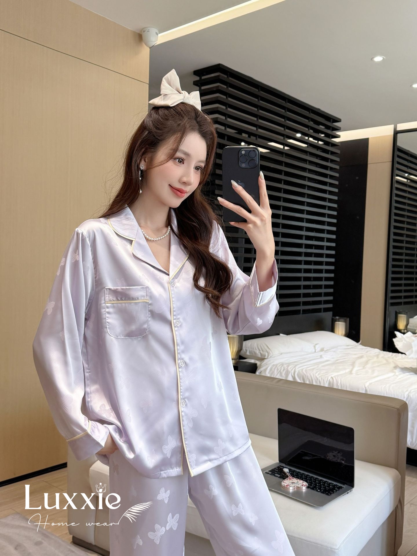N41 Pijama họa tiết bướm lụa QCCC_thumbnail_14