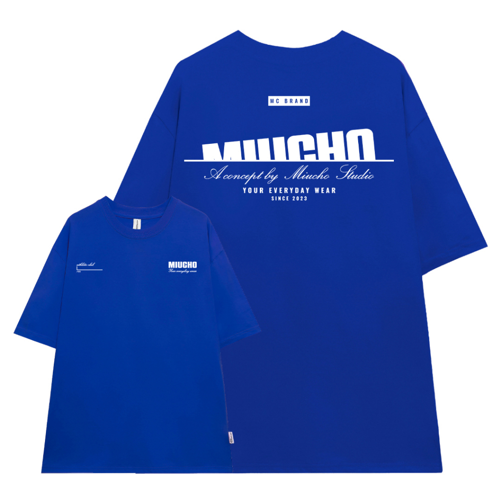 Áo thun nam form rộng ATD270 Miucho Man cotton cổ tròn in typography_thumbnail_14