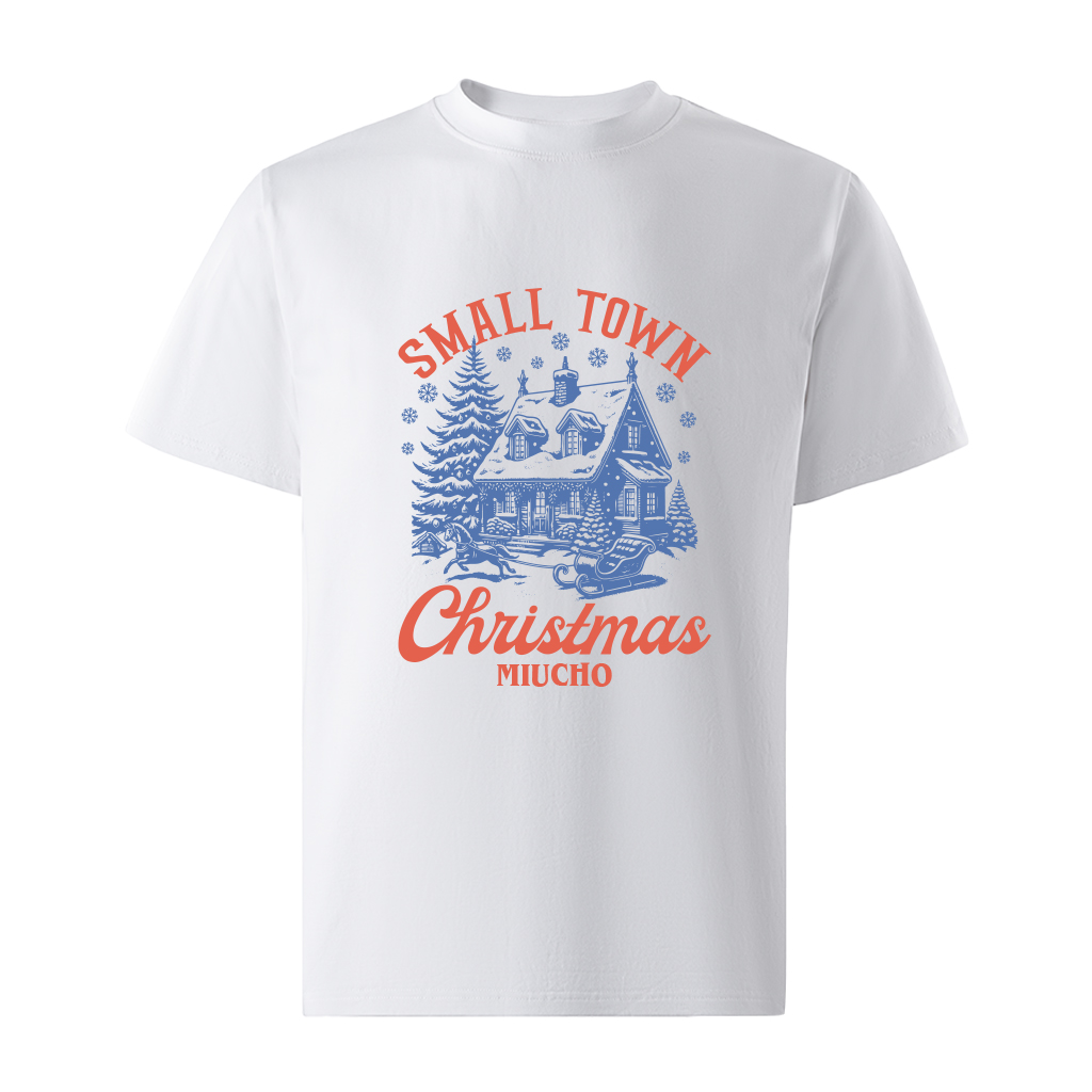 Áo phông nam giáng sinh noel form rộng cổ tròn vải cotton thoáng mát 1793 Miucho Iconic in mix_thumbnail_0