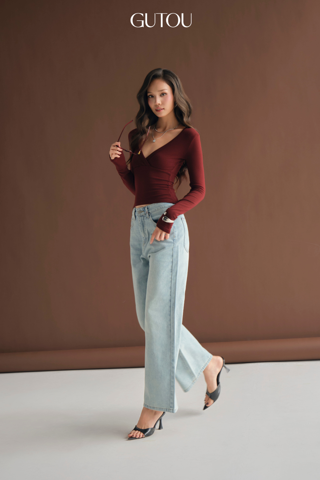 [ GUTOU ] Quần Jean Suông Elara Light_thumbnail_3